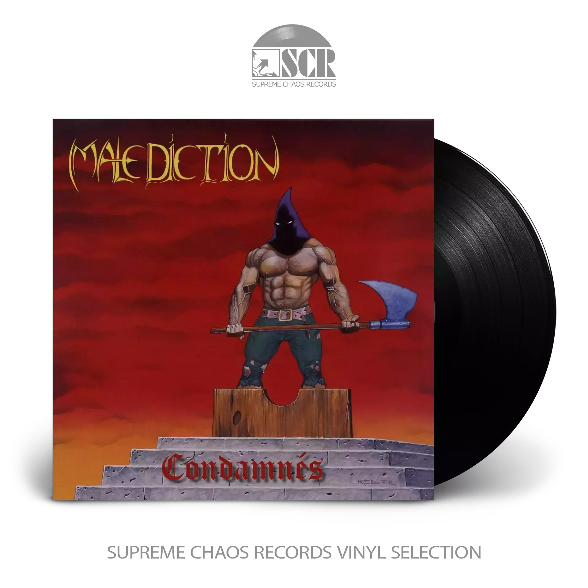 MALEDICTION · Condamnés | BLACK LP MALEDICTION · Condamnés | BLACK LP (Heavy Metal Vinyl)