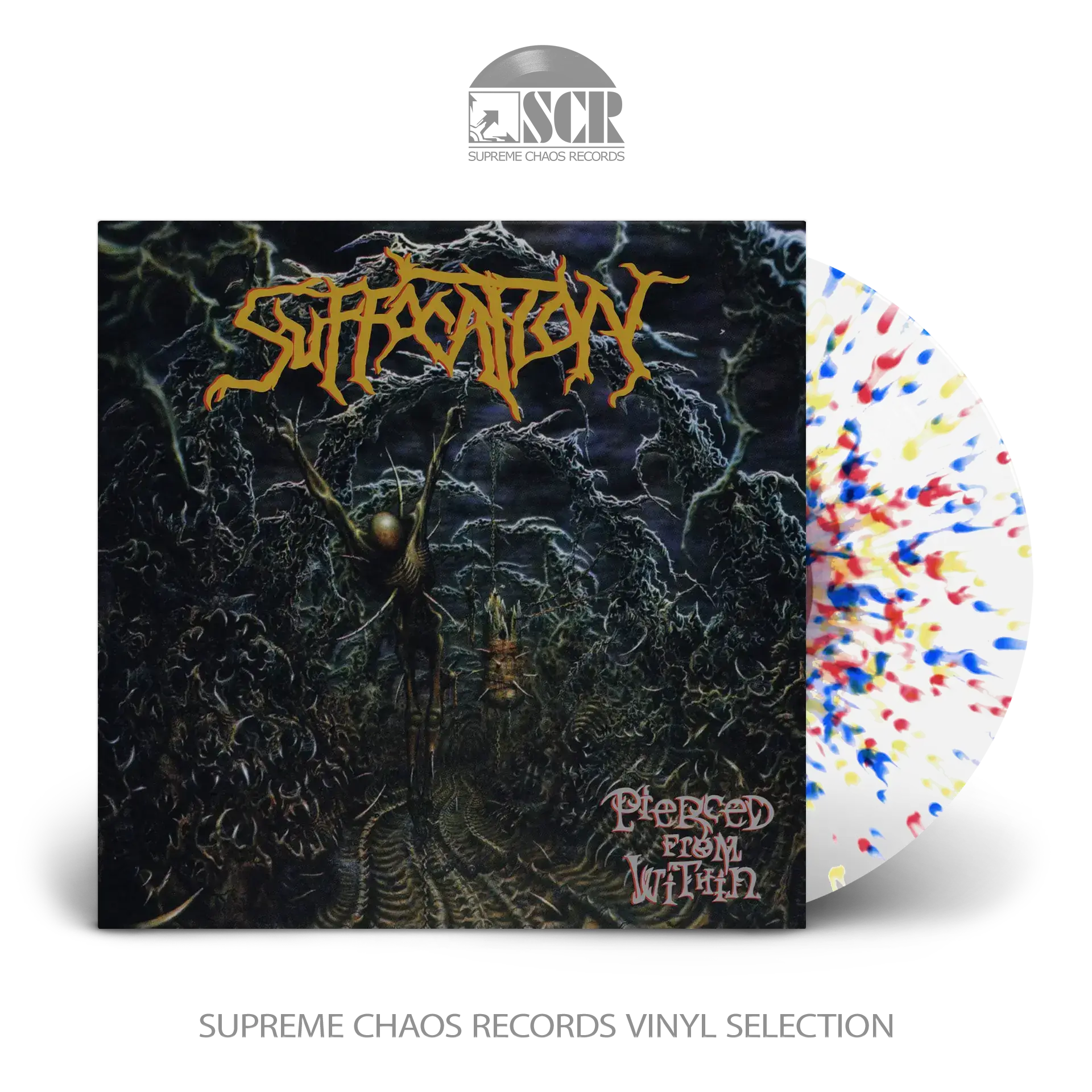 SUFFOCATION - Pierced From Within · SPLATTER LP SUFFOCATION - Pierced From Within · SPLATTER LP (Death Metal Vinyl)
