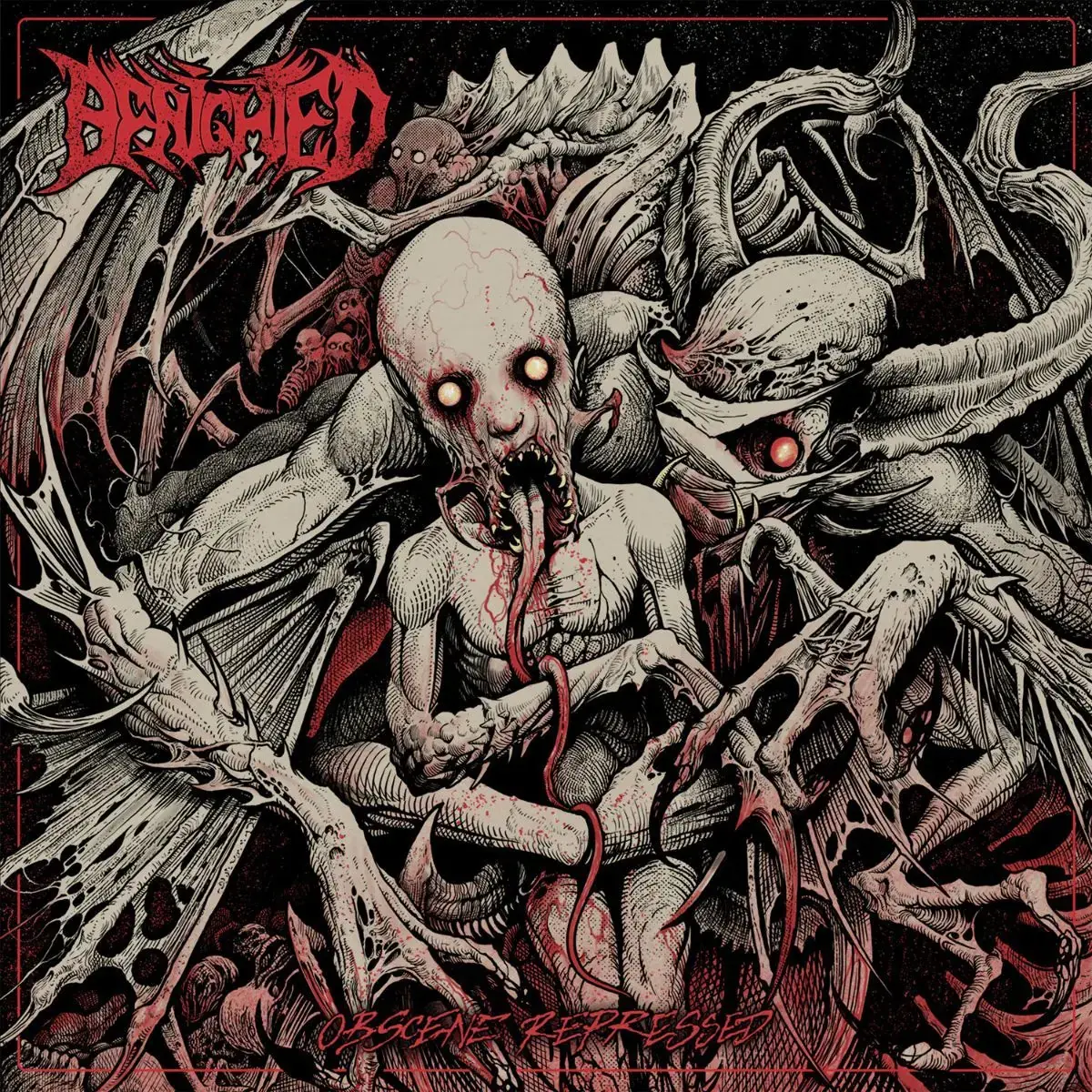 BENIGHTED · Obscene Repressed | BLACK LP (Death Metal Vinyl) · Picture 1