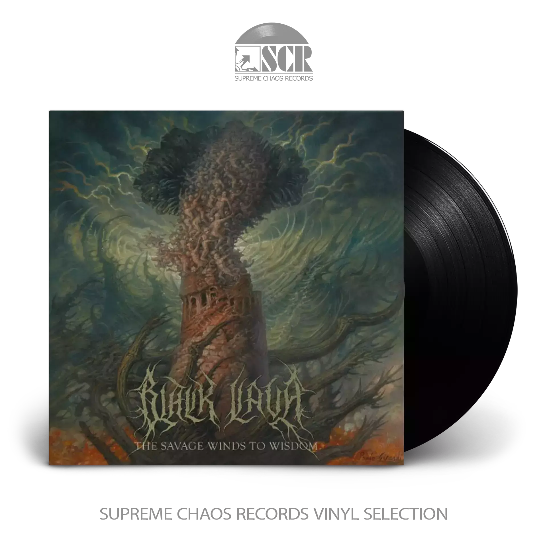 BLACK LAVA - The Savage Winds To Wisdom · BLACK LP (Black Metal Vinyl)