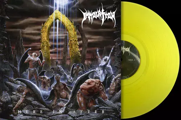 IMMOLATION - Here In After (Pop-Up) · YELLOW LP