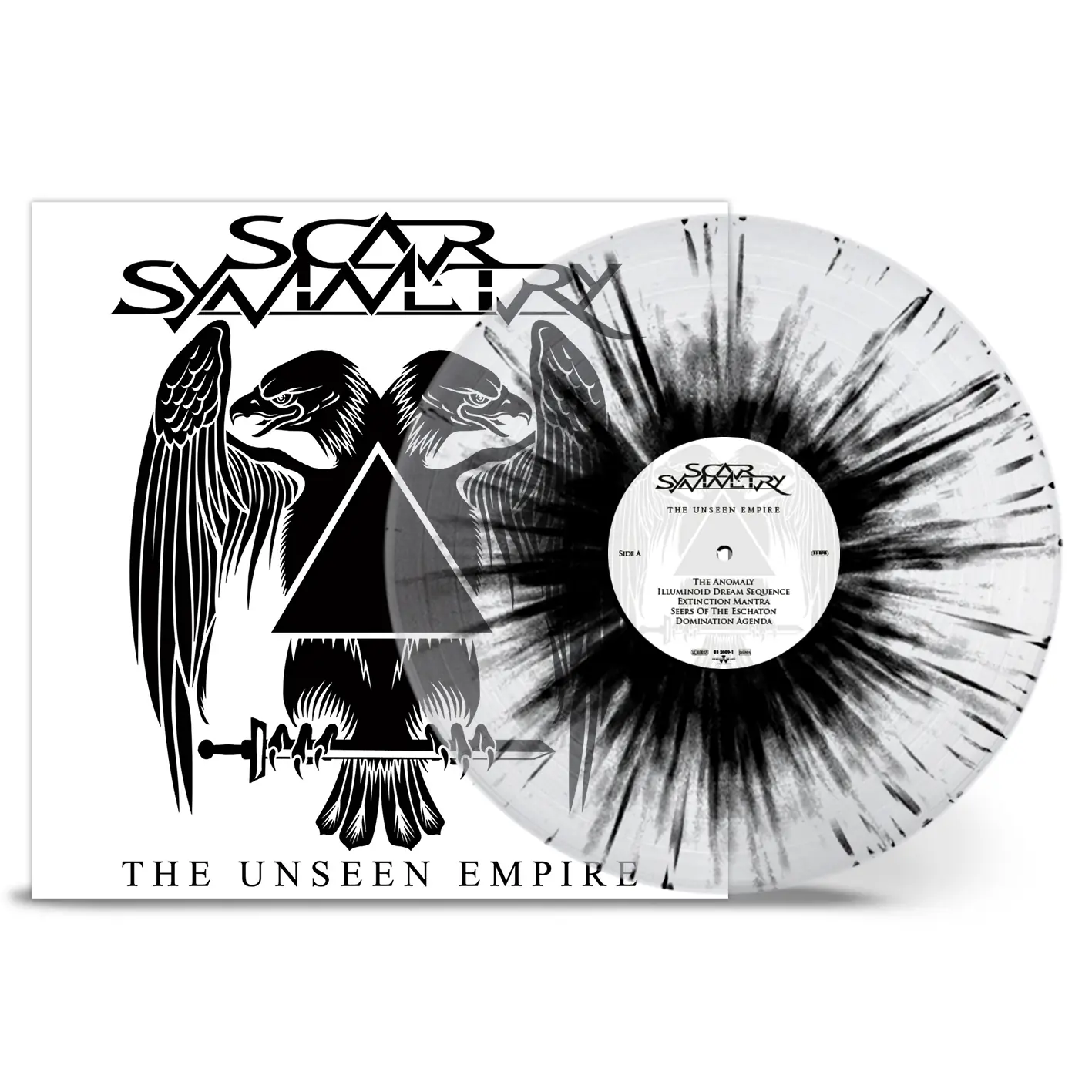 SCAR SYMMETRY - The Unseen Empire · CLEAR/BLACK SPLATTER LP