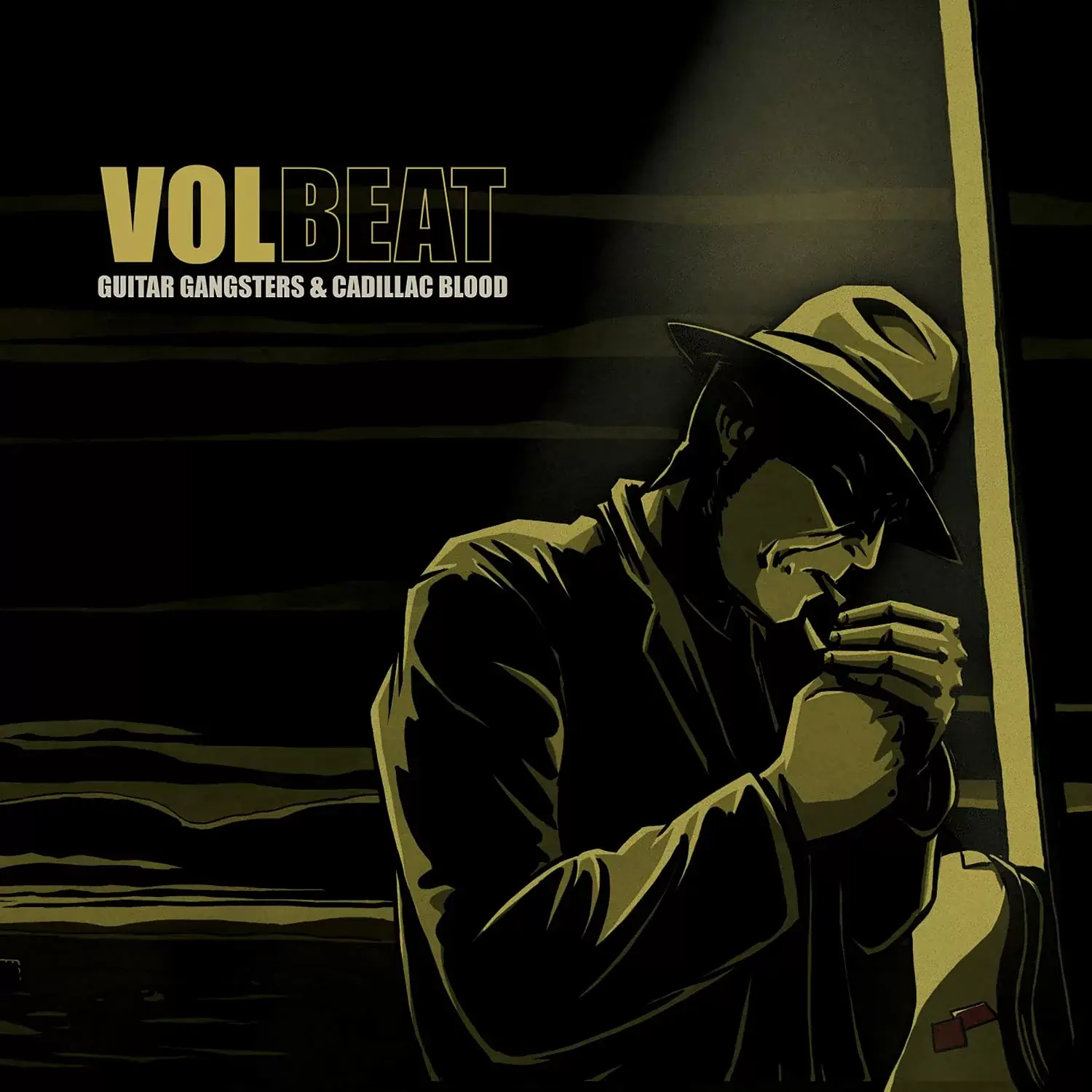 VOLBEAT - Guitar Gangsters & Cadillac Blood · GLOW IN THE DARK LP 1
