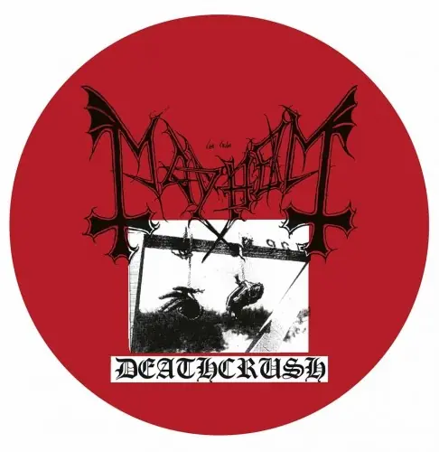 MAYHEM · Deathcrush | PICTURE DISC LP MAYHEM · Deathcrush | PICTURE DISC LP (Black Metal Vinyl)