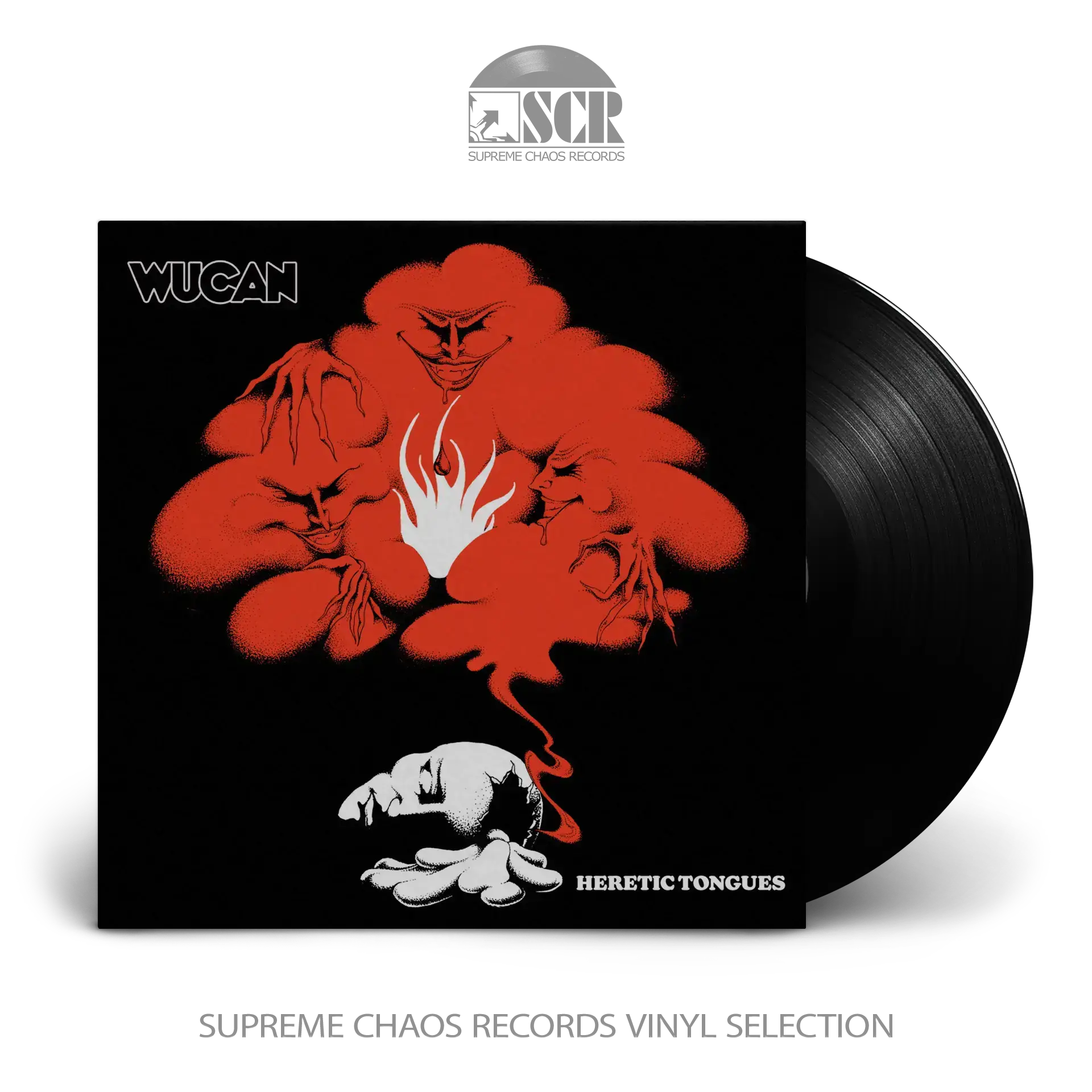 WUCAN - Heretic Tongues · BLACK LP (Hard Rock/Progressive Rock Vinyl)