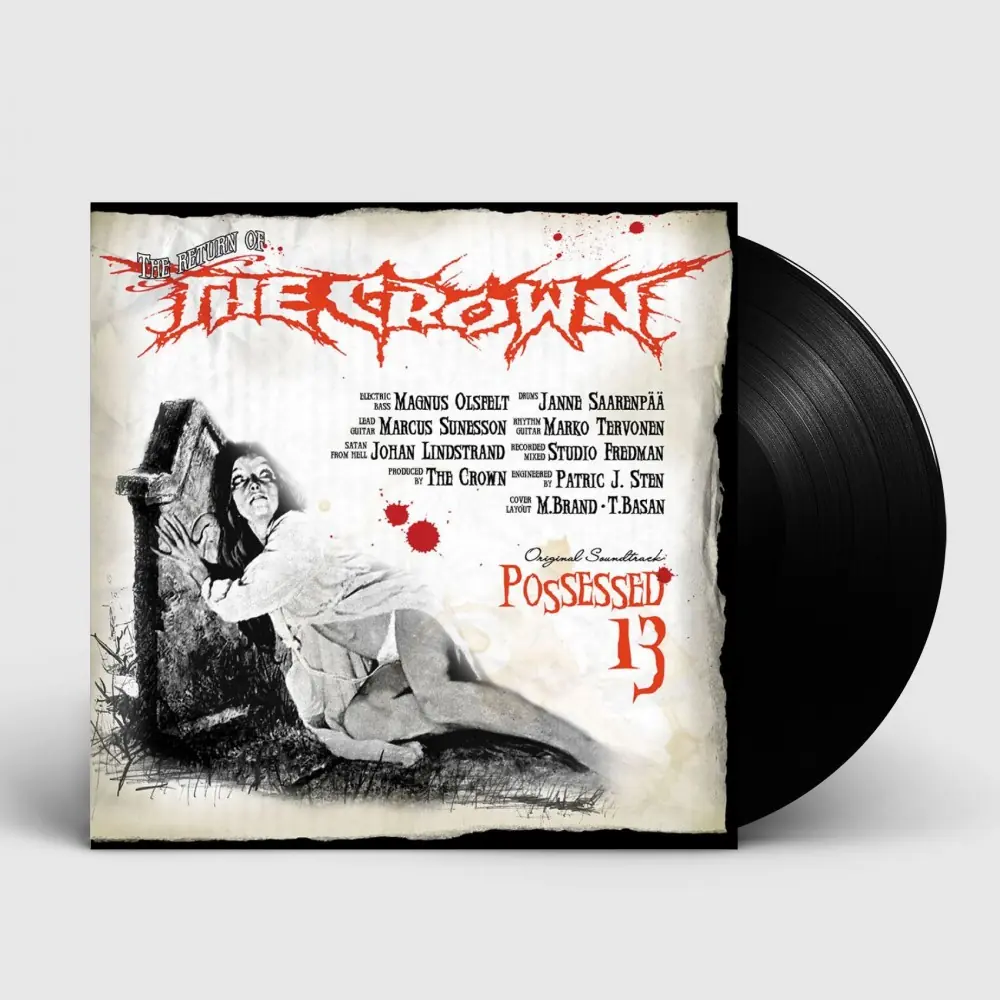 THE CROWN - Possessed 13 · BLACK LP