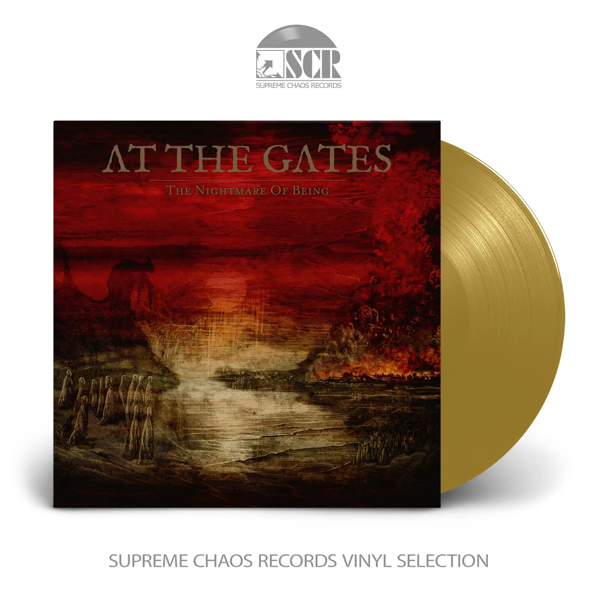 AT THE GATES - The Nightmare Of Being · GOLD LP AT THE GATES - The Nightmare Of Being · GOLD LP (Death Metal Vinyl)