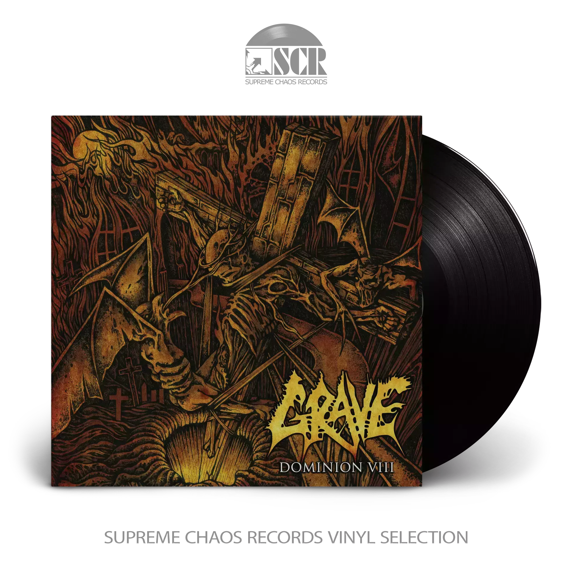 GRAVE - Dominion VIII (Re-Issue 2019) · BLACK LP GRAVE - Dominion VIII (Re-Issue 2019) · BLACK LP (Death Metal Vinyl)