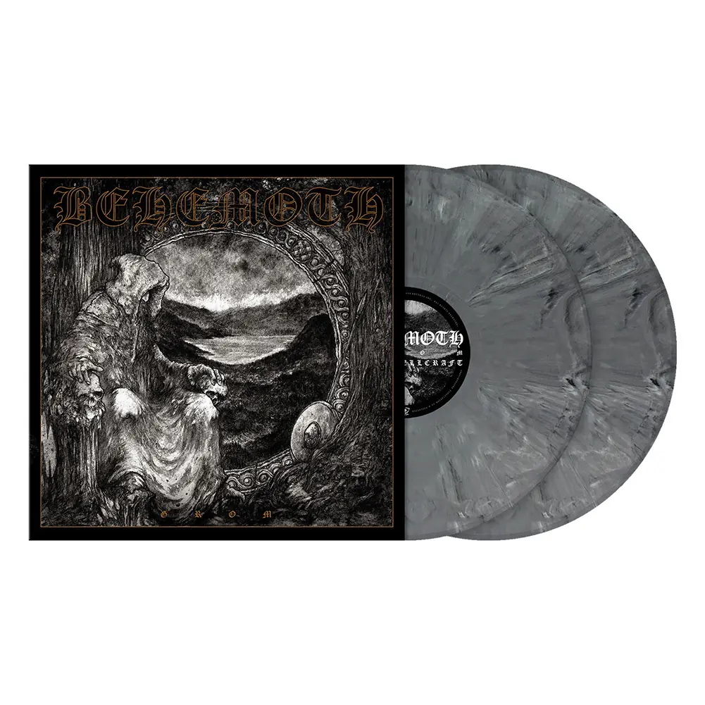 BEHEMOTH - Grom · STONE GREY MARBLED DLP BEHEMOTH - Grom · STONE GREY MARBLED DLP (Black Metal Vinyl)