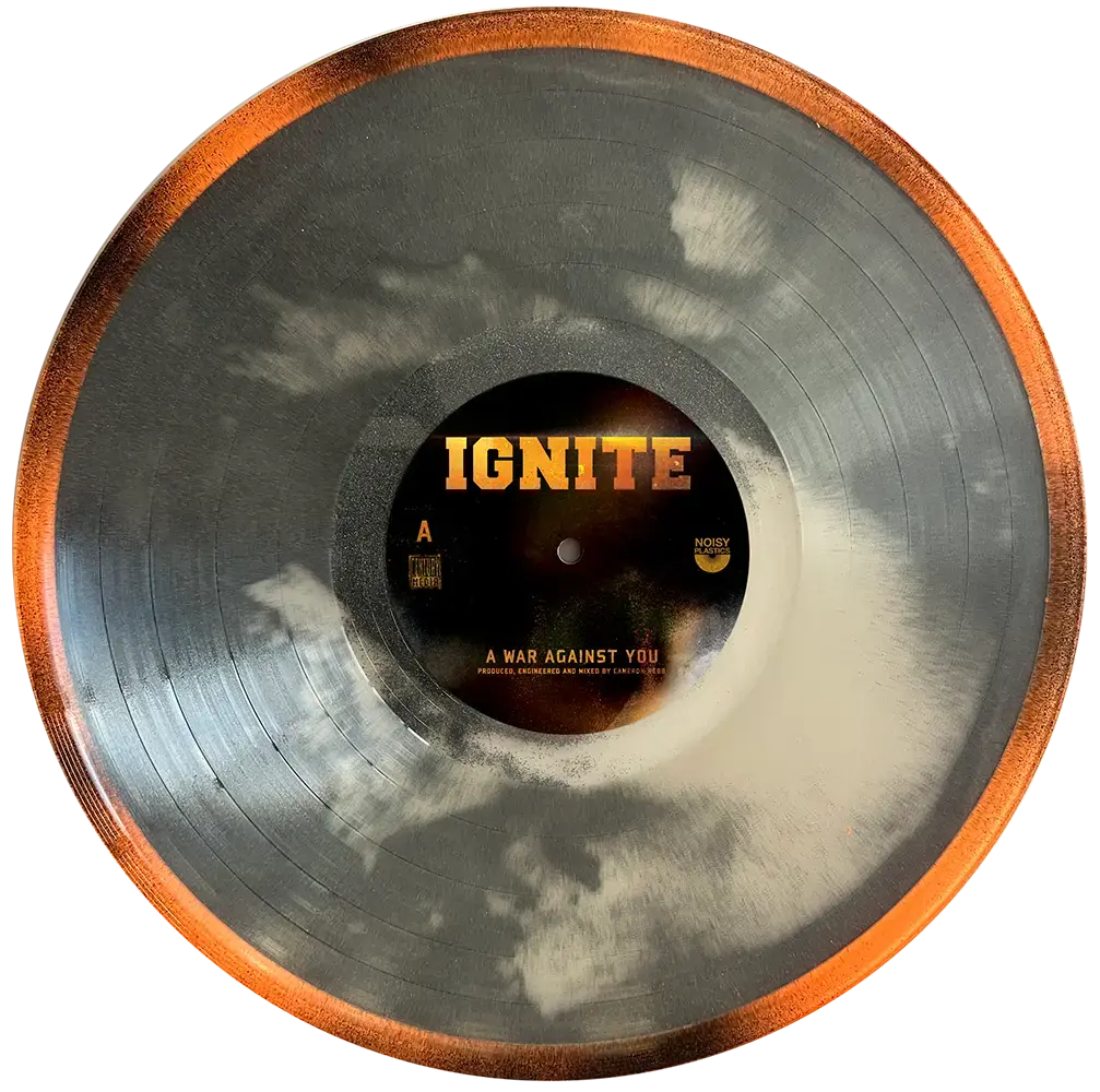 IGNITE · A War Against You | SILVER DUST FILLED LP · Picture 2 IGNITE · A War Against You | SILVER DUST FILLED LP (Hardcore Vinyl) · Picture 2