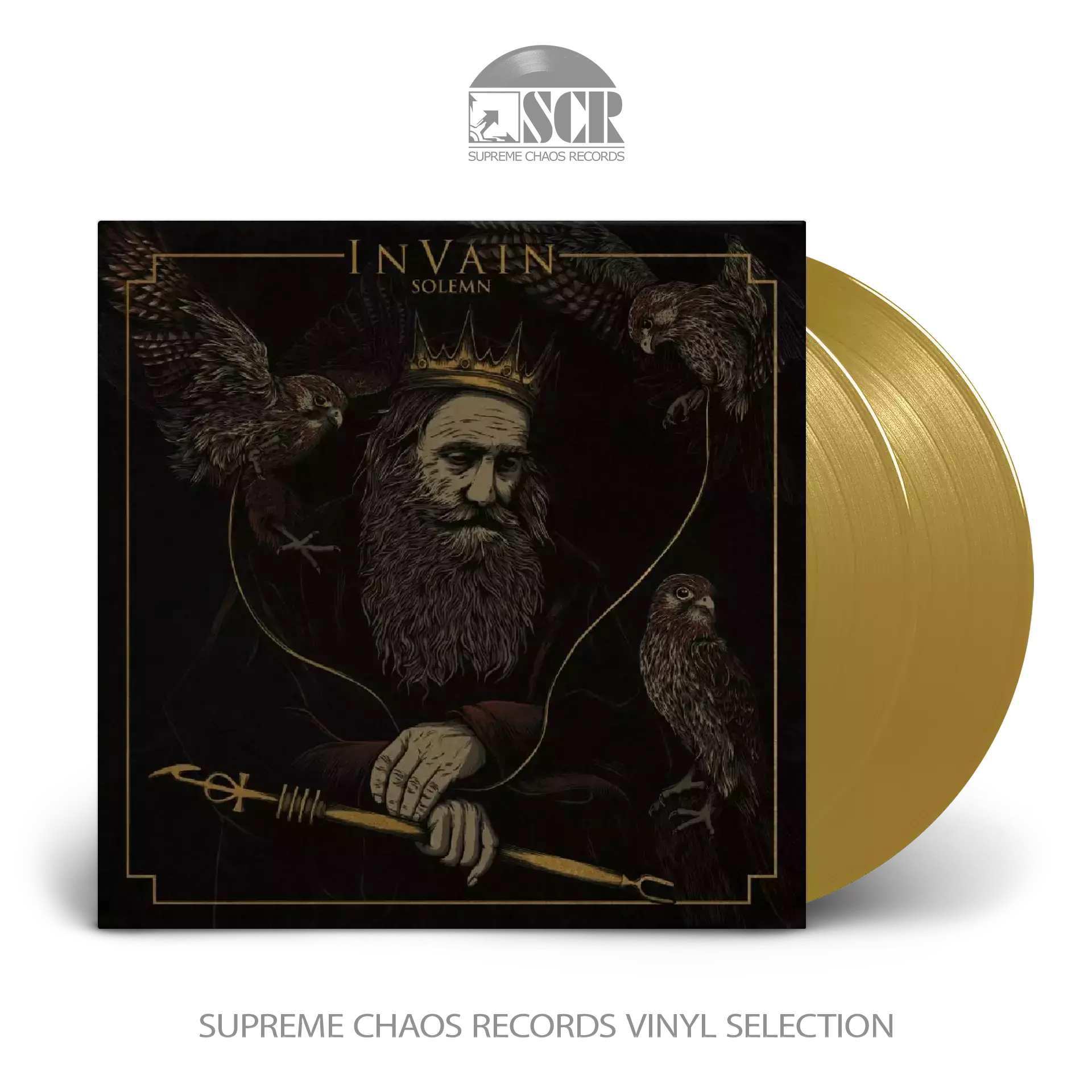 IN VAIN · Solemn | GOLD 2LP IN VAIN · Solemn | GOLD 2LP (Progressive Metal/Death Metal Vinyl)