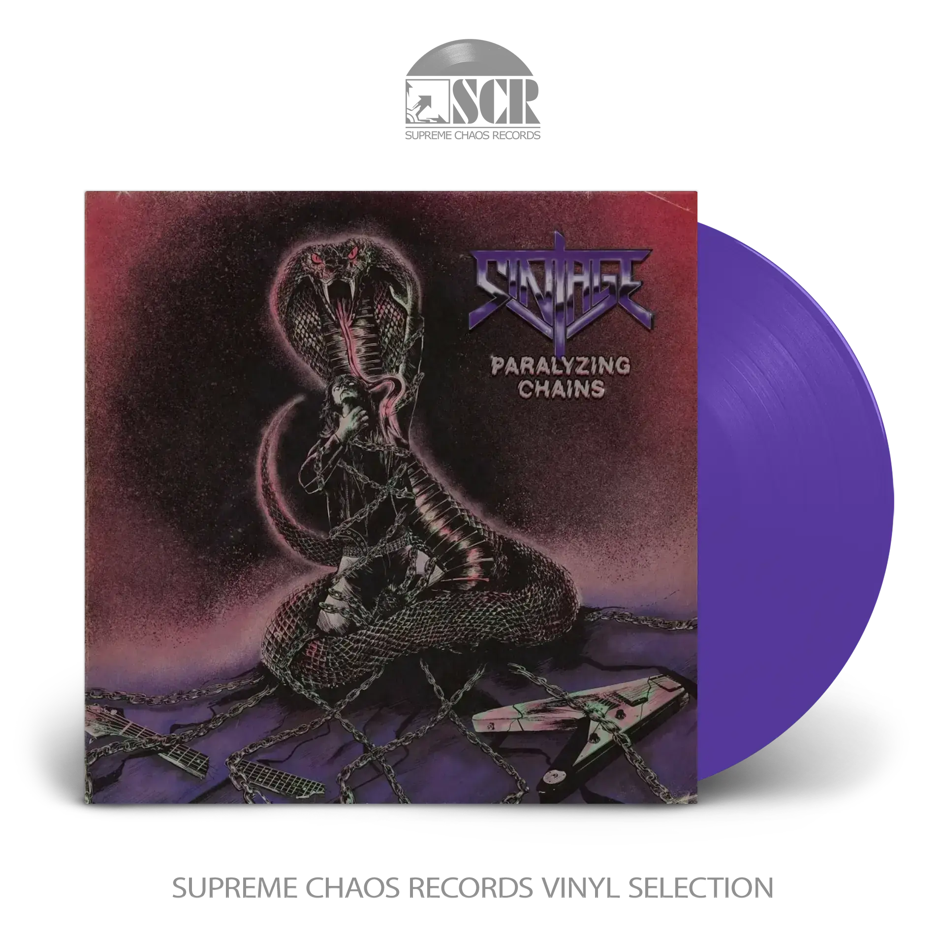 SINTAGE · Paralyzing Chains | PURPLE LP (Heavy Metal Vinyl)