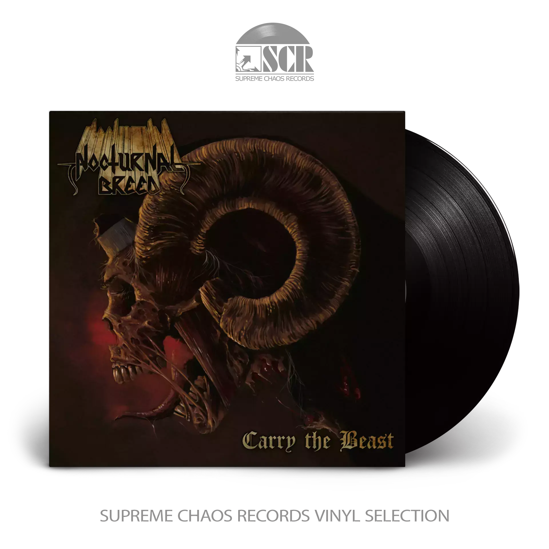 NOCTURNAL BREED · Carry The Beast | BLACK LP NOCTURNAL BREED · Carry The Beast | BLACK LP (Thrash Metal Vinyl)