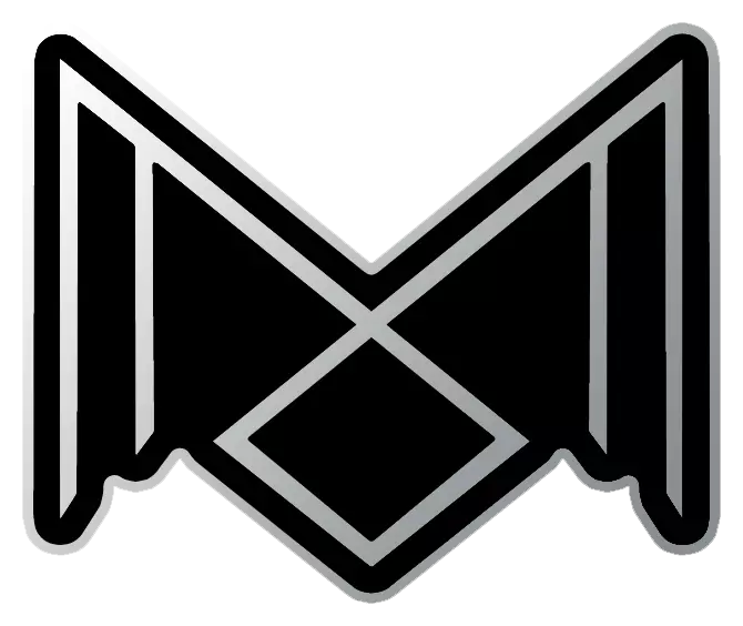 MOTOROWL - M Rune Logo Pin [METALPIN]
