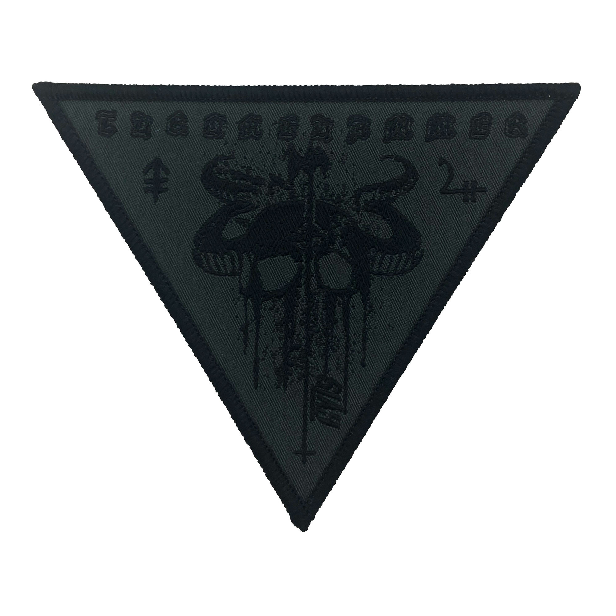 THRONEHAMMER - Kingslayer Dark Grey Patch · PATCH (Doom Metal Others)