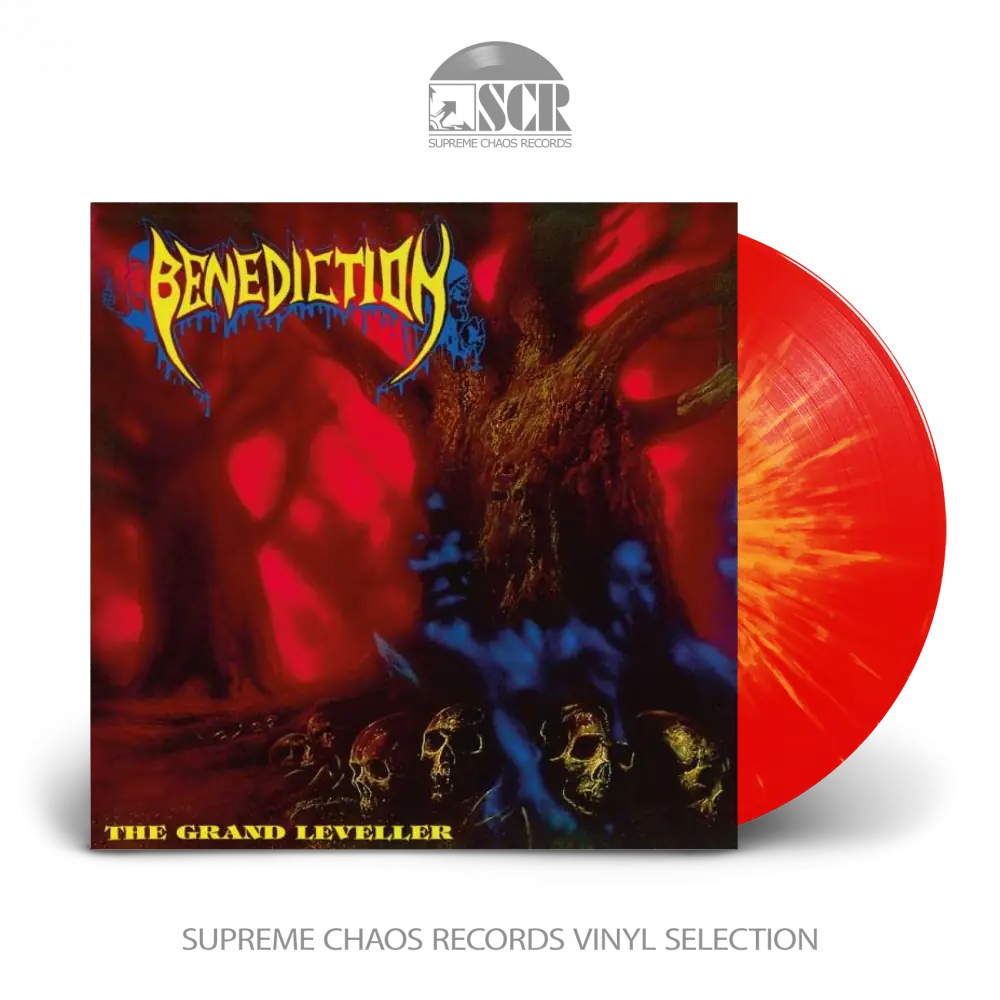 BENEDICTION - The Grand Leveller · RED/YELLOW SPLATTER LP