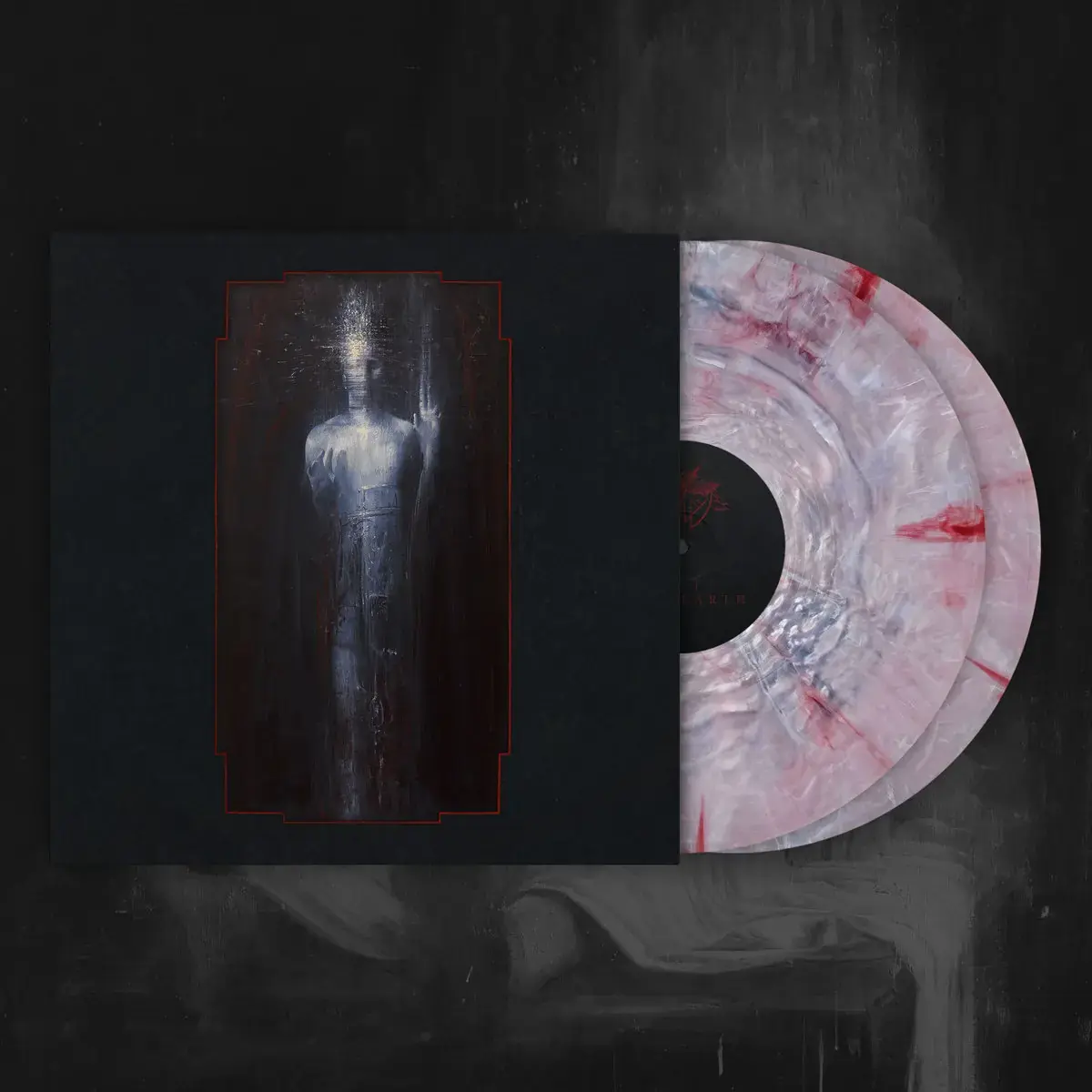 AKHLYS - House Of The Black Geminus · PEARL WHITE/RED 2LP (Black Metal Vinyl)