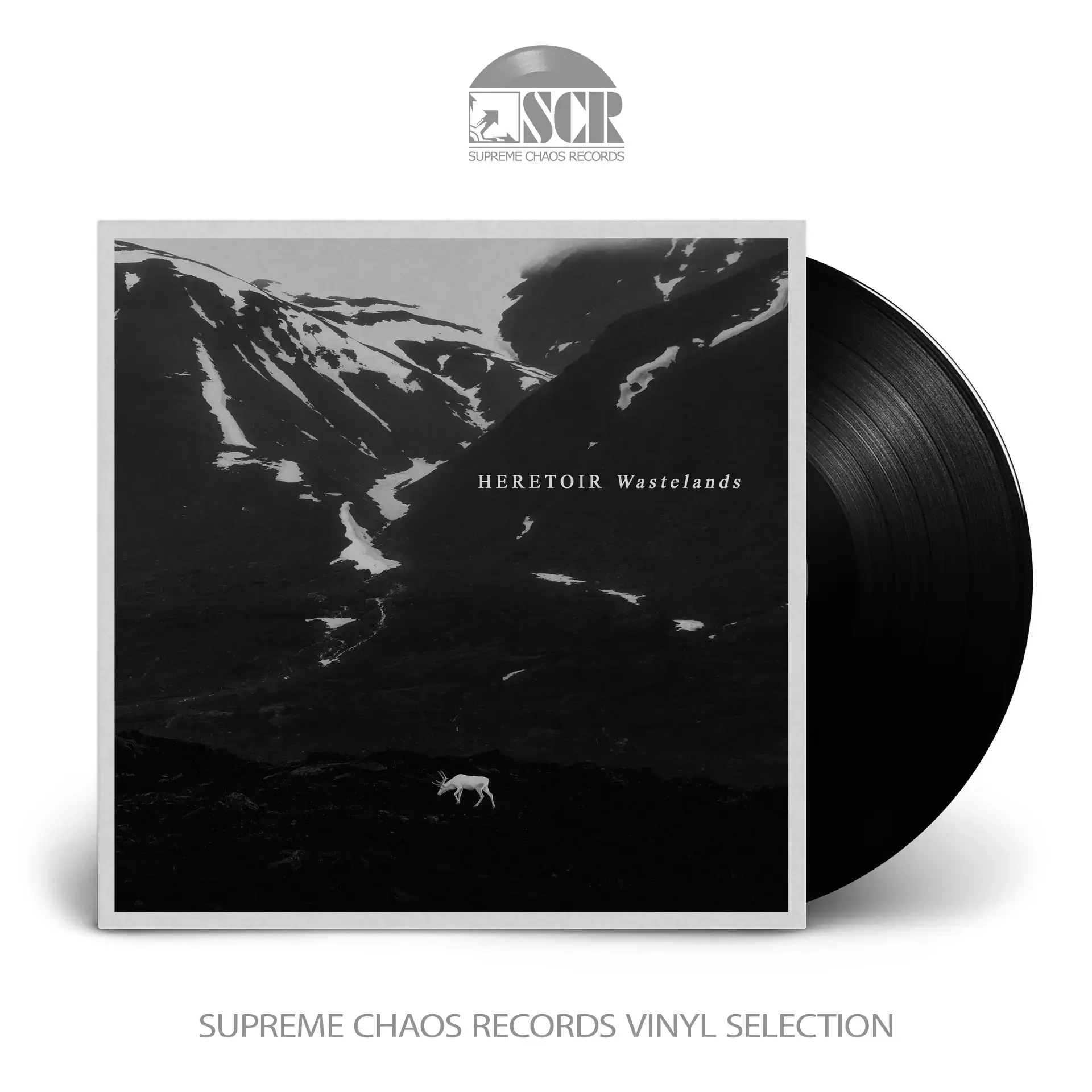 HERETOIR · Wastelands | BLACK LP (Black Metal/Progressive Metal Vinyl)