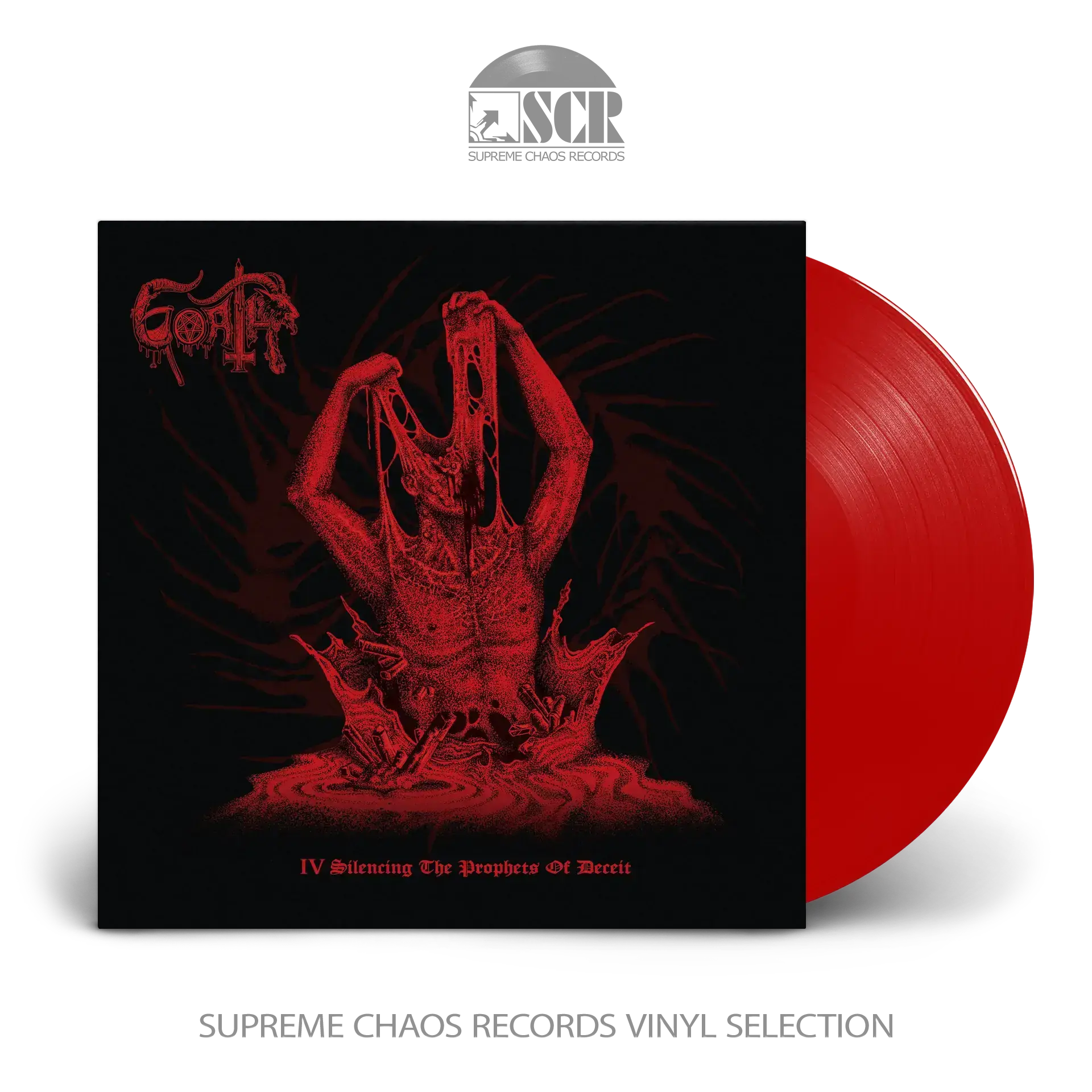 GOATH - IV: Silencing The Prophets Of Deceit · RED LP (Black Metal Vinyl)