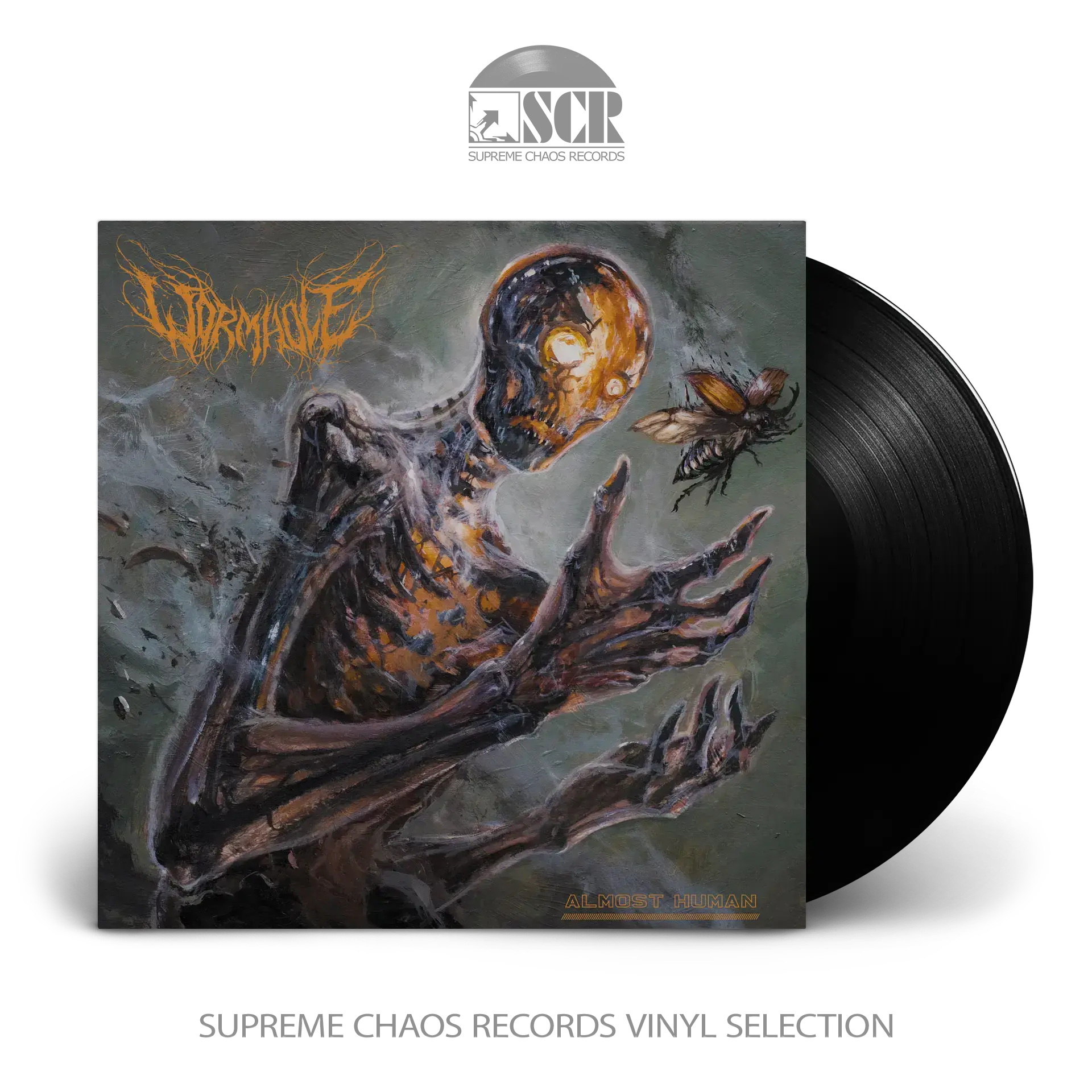WORMHOLE · Almost Human | BLACK LP WORMHOLE · Almost Human | BLACK LP (Death Metal/Progressive Metal Vinyl)