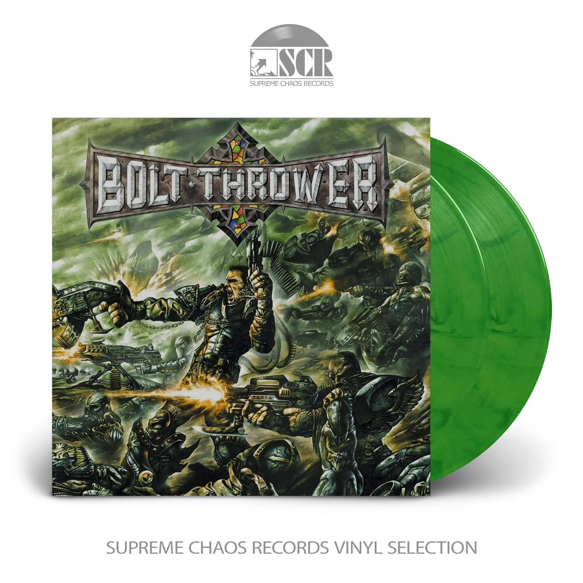 BOLT THROWER - Honour - Valour - Pride [CLEAR ARMORY GREEN 2LP]