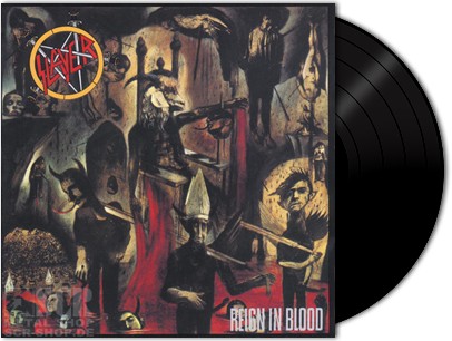 SLAYER - Reign In Blood · BLACK LP (Thrash Metal Vinyl)