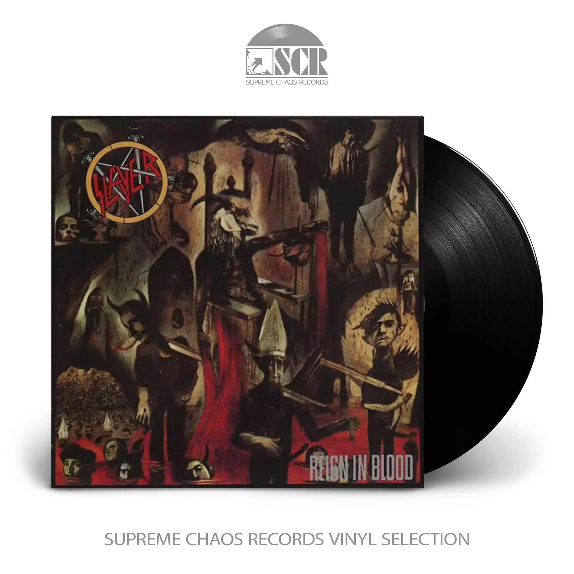 SLAYER · Reign In Blood | BLACK LP SLAYER · Reign In Blood | BLACK LP (Thrash Metal Vinyl)