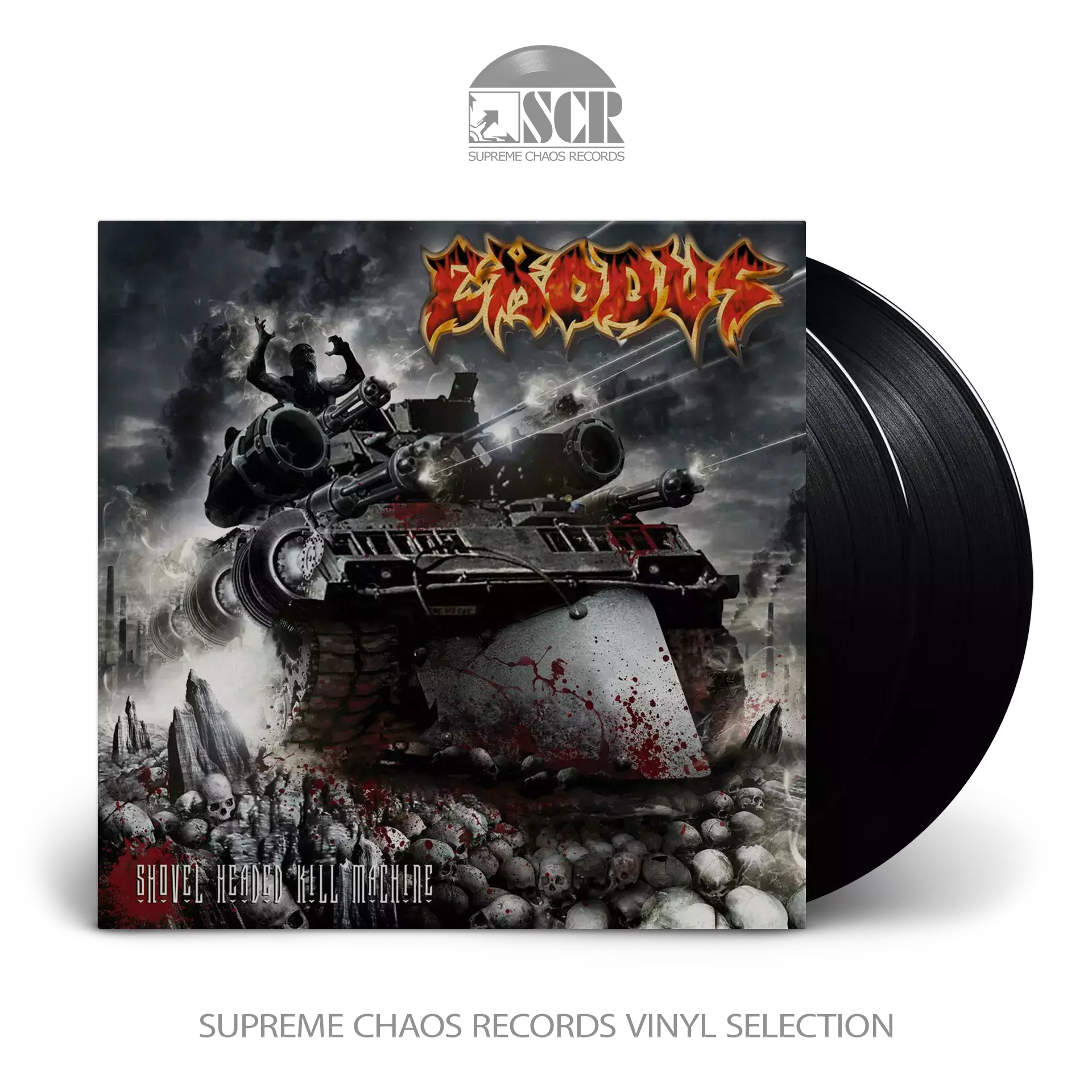 EXODUS - Shovel headed kill machine · BLACK 2LP (Thrash Metal Vinyl)