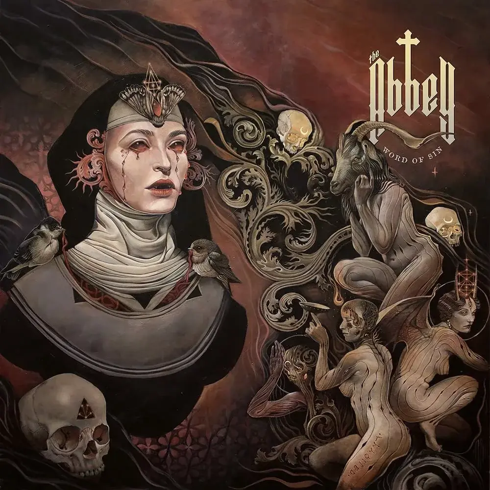 THE ABBEY · Word Of Sin | RED/BLACK MARBLED 2LP (Stoner Rock Vinyl) · Picture 1