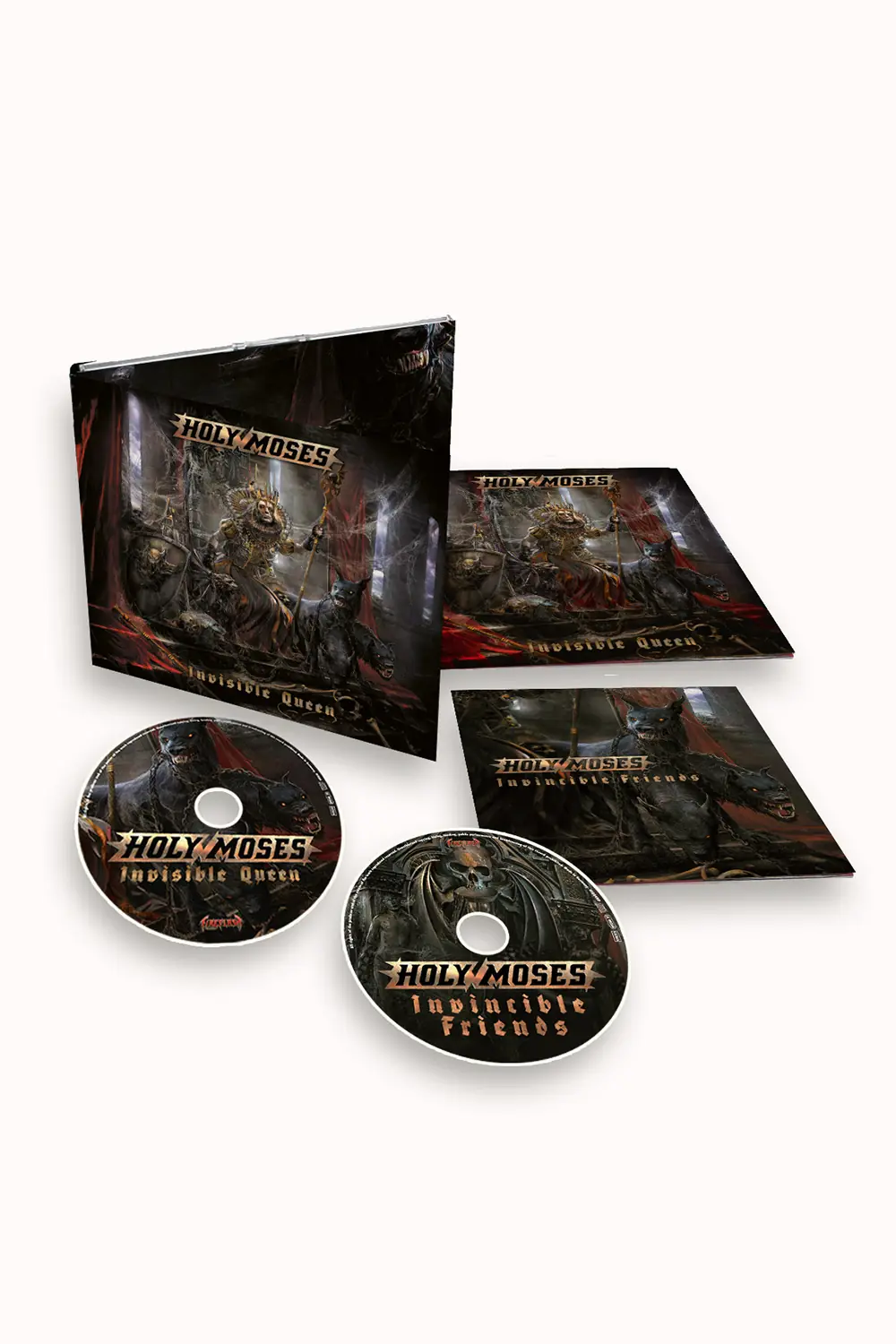 HOLY MOSES - Invisible Queen · LTD.2-CD DIGI (Death Metal CDs)