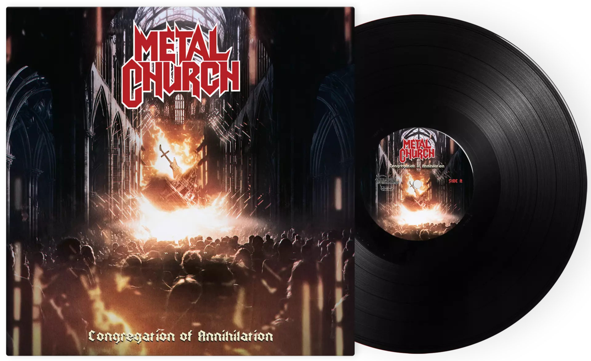 METAL CHURCH · Congregation of Annihilation | BLACK LP METAL CHURCH · Congregation of Annihilation | BLACK LP (Heavy Metal Vinyl)