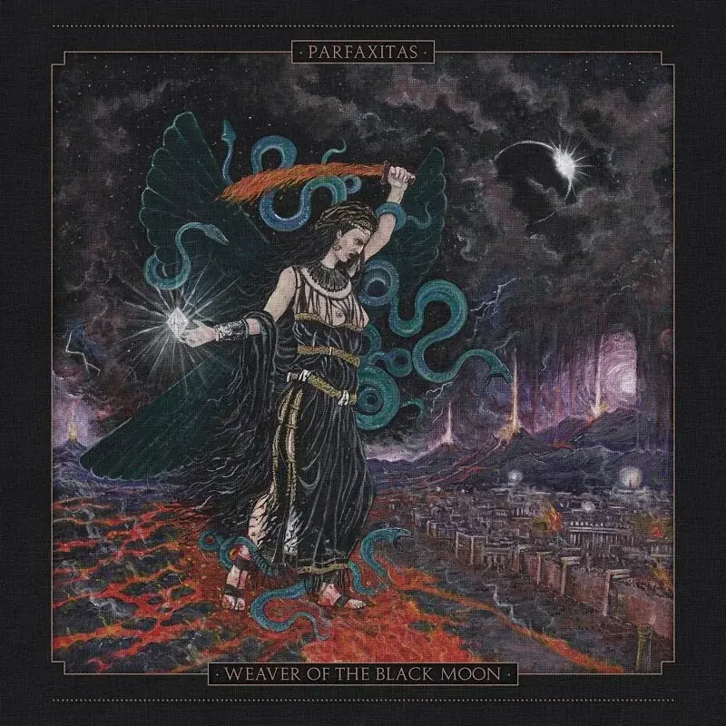PARFAXITAS · Weaver Of The Black Moon | BLACK LP (Black Metal Vinyl) · Picture 1
