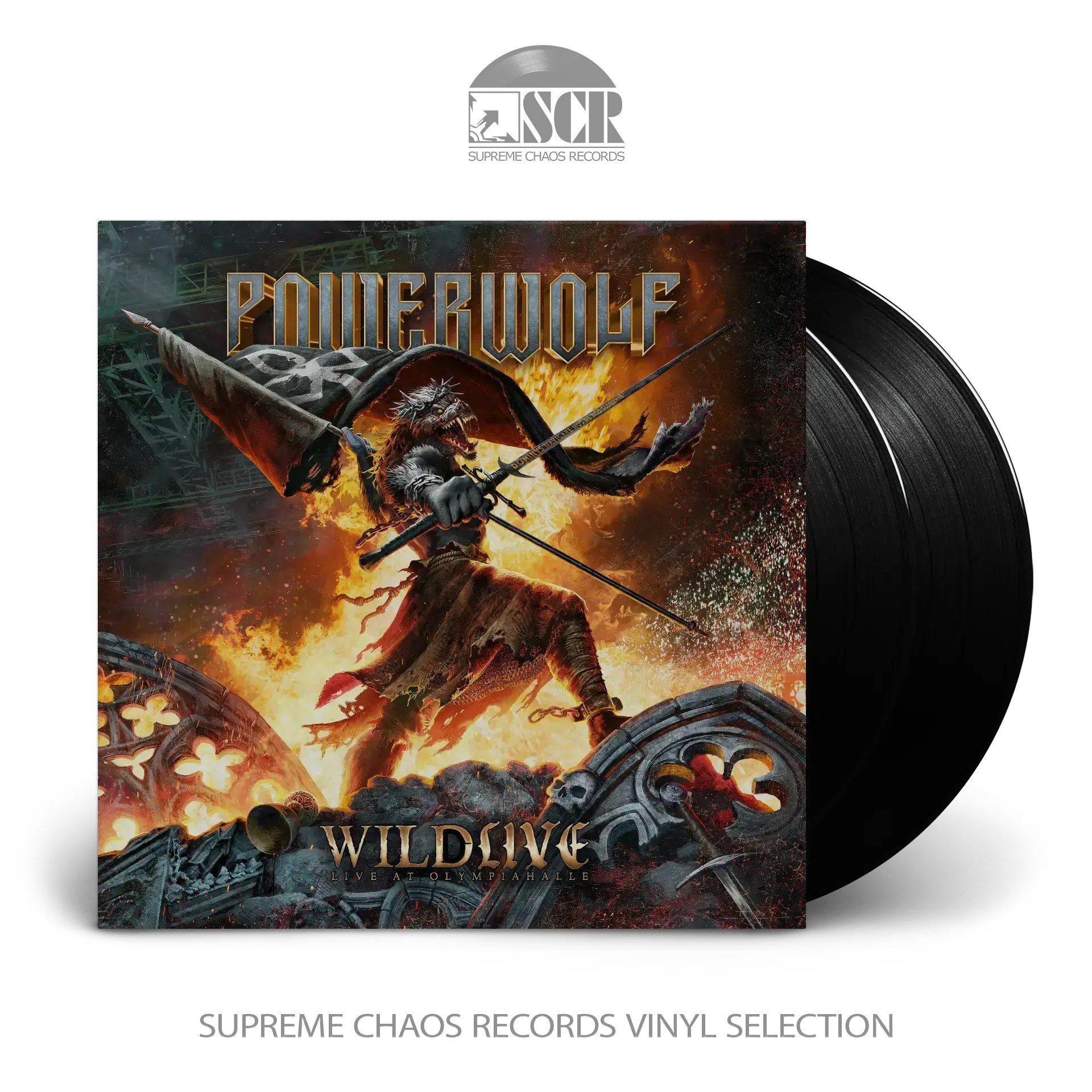 POWERWOLF - Wildlive (Live At Olympiahalle) · BLACK 2LP (Heavy Metal Vinyl)
