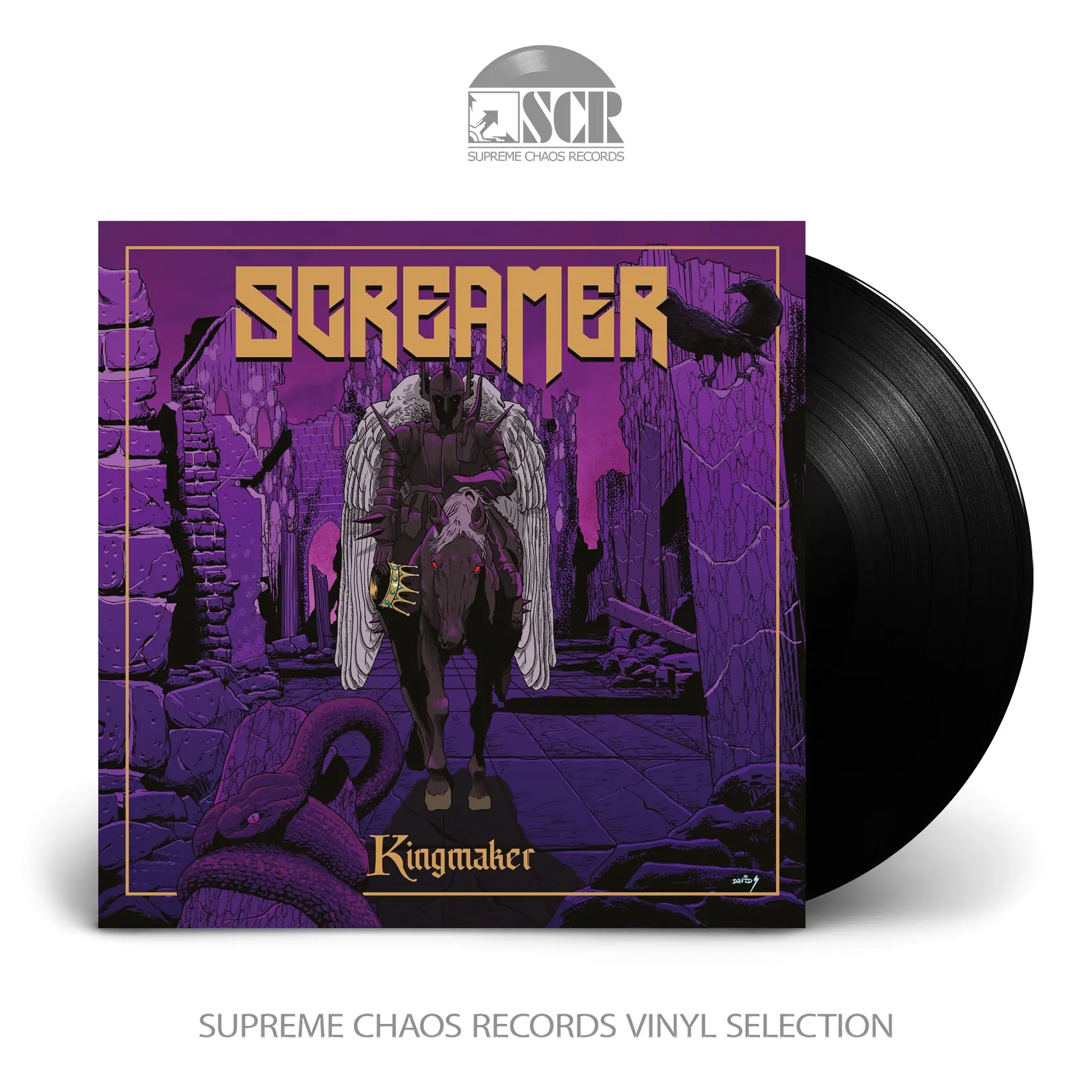 SCREAMER · Kingmaker | BLACK LP SCREAMER · Kingmaker | BLACK LP (Heavy Metal Vinyl)