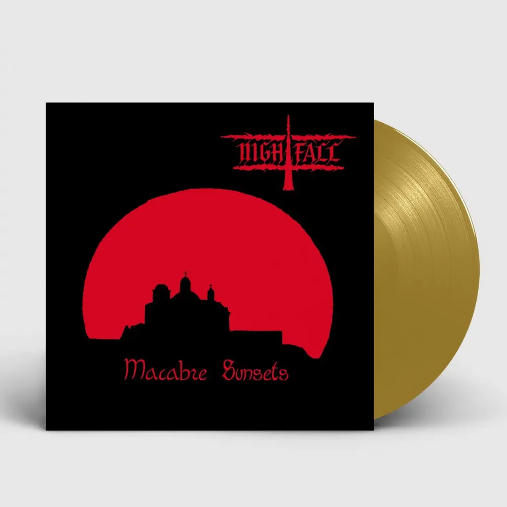 NIGHTFALL - Macabre Sunset · GOLD LP (Black Metal Vinyl)