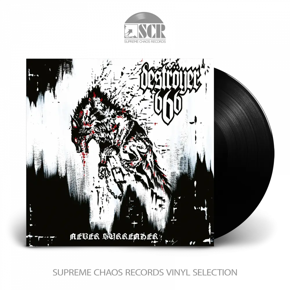 DESTRÖYER 666 - Never Surrender · BLACK LP