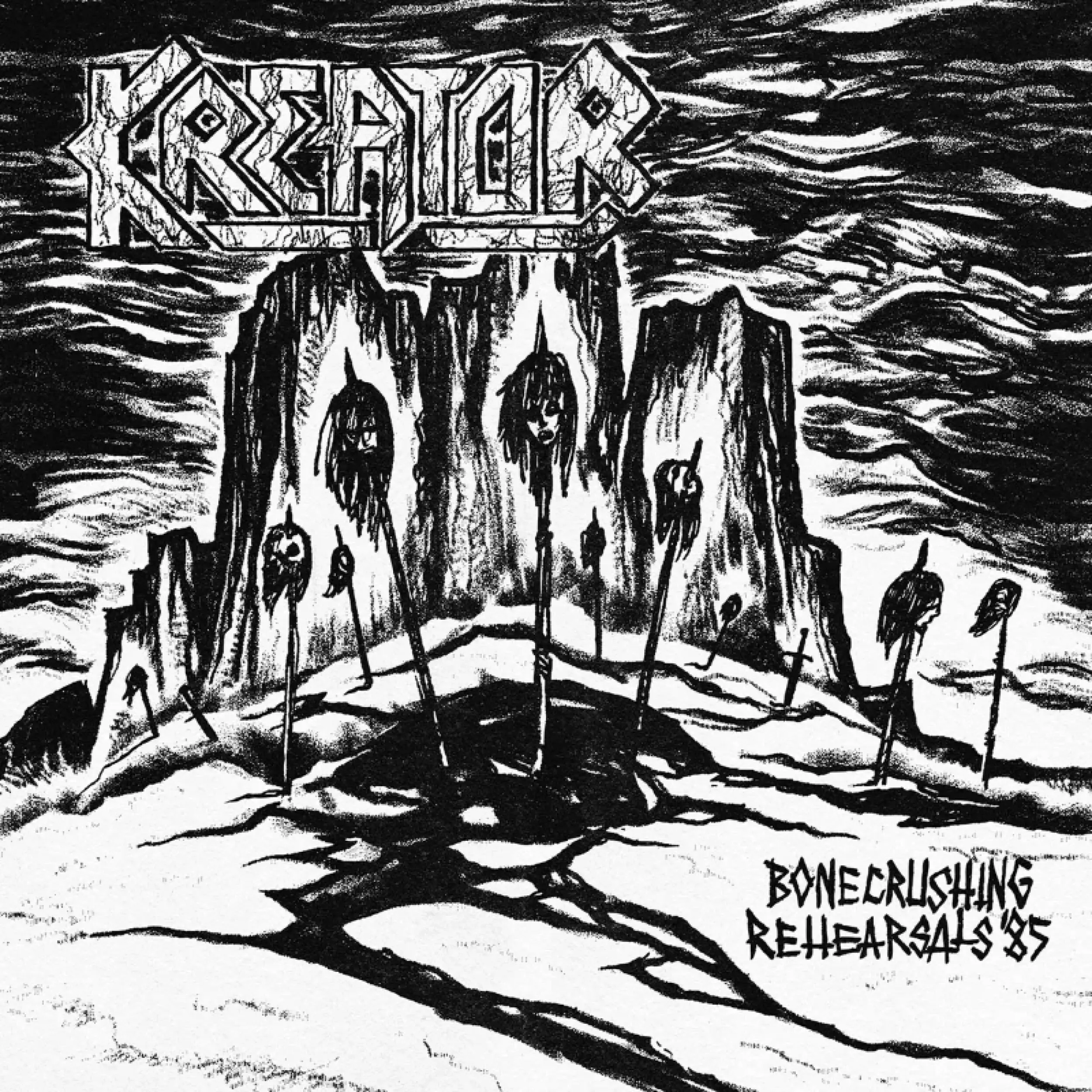 KREATOR - Bonecrushing Rehearsals '85 · WHITE LP · Picture 1 KREATOR - Bonecrushing Rehearsals '85 · WHITE LP (Thrash Metal Vinyl) · Picture 1