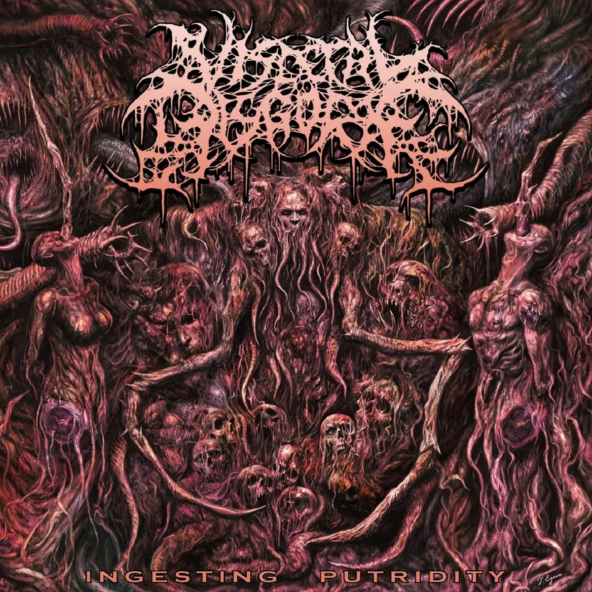 VISCERAL DISGORGE - Ingesting Putridity · DIGIPAK CD (Death Metal CDs)