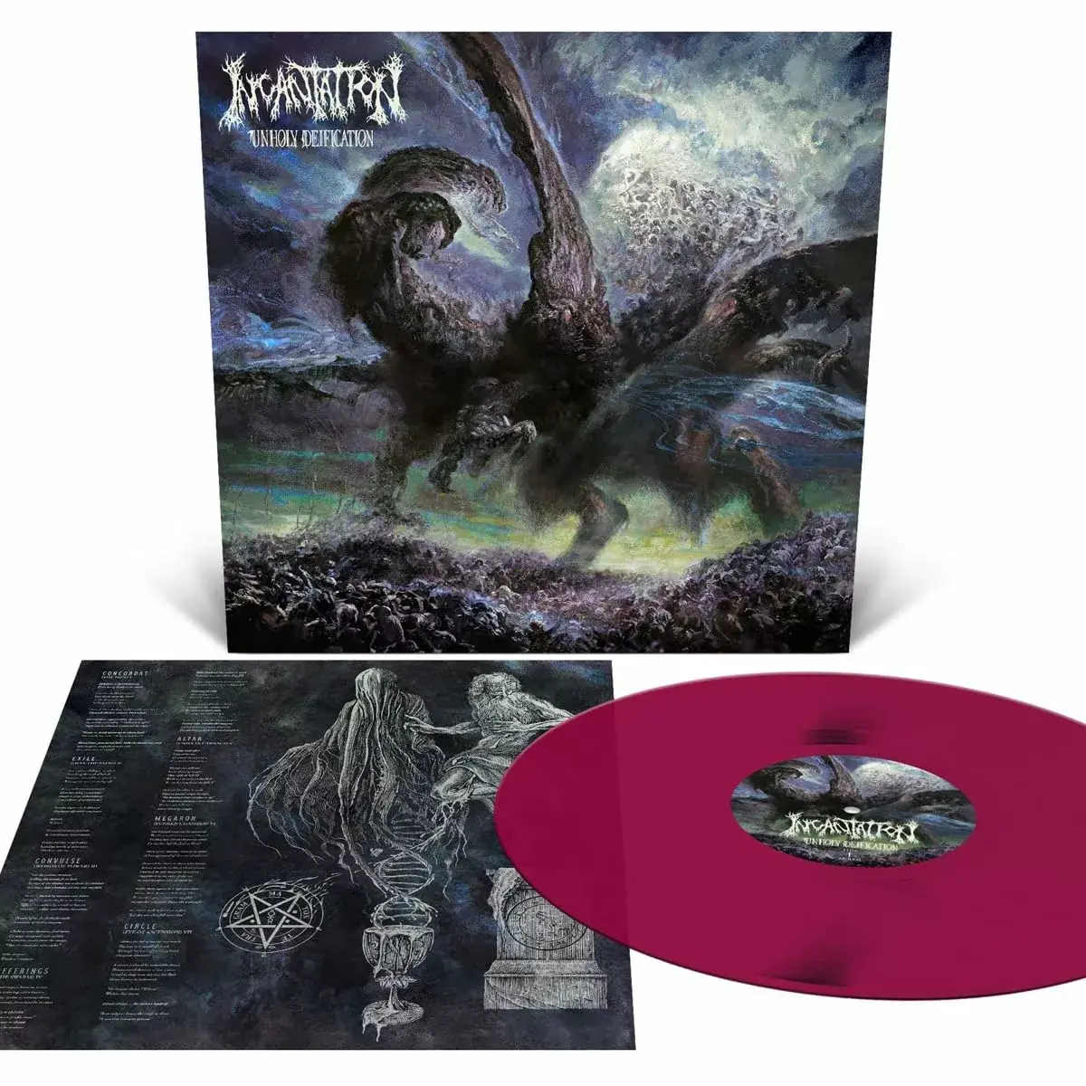 INCANTATION - Unholy Deification · DEEP PURPLE VINYL (Death Metal Vinyl)