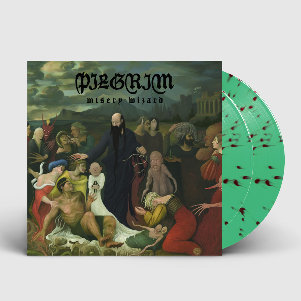 PILGRIM · Misery Wizard | GREEN/RED DLP PILGRIM · Misery Wizard | GREEN/RED DLP (Doom Metal Vinyl)