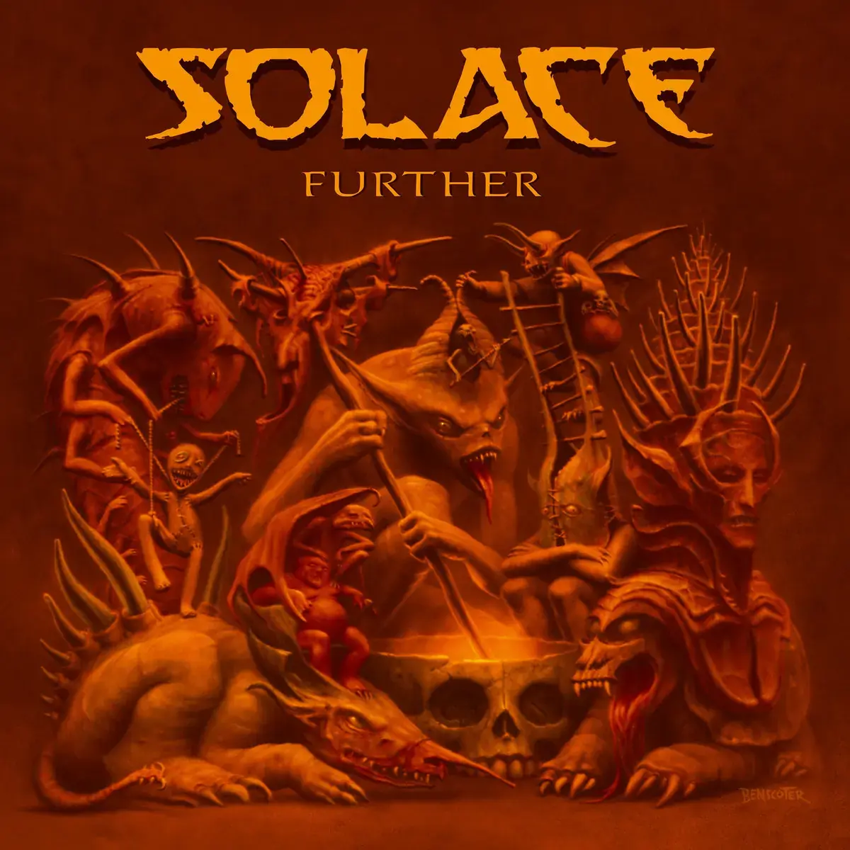 SOLACE - Further · TRANSPARENT YELLOW 2LP (Stoner Metal/Doom Metal Vinyl) · Bild 1
