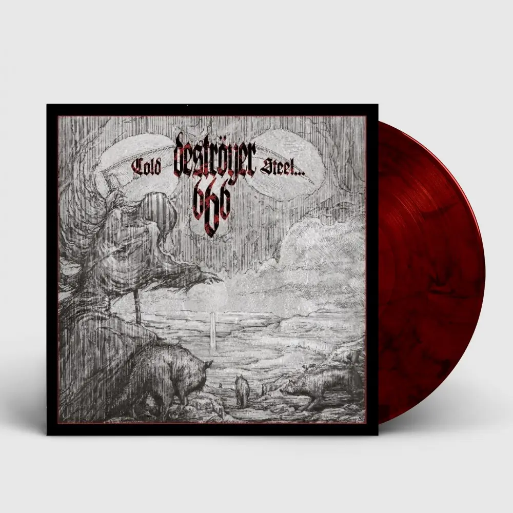 DESTRÖYER 666 - Cold Steel For An Iron Age · RED/BLACK LP