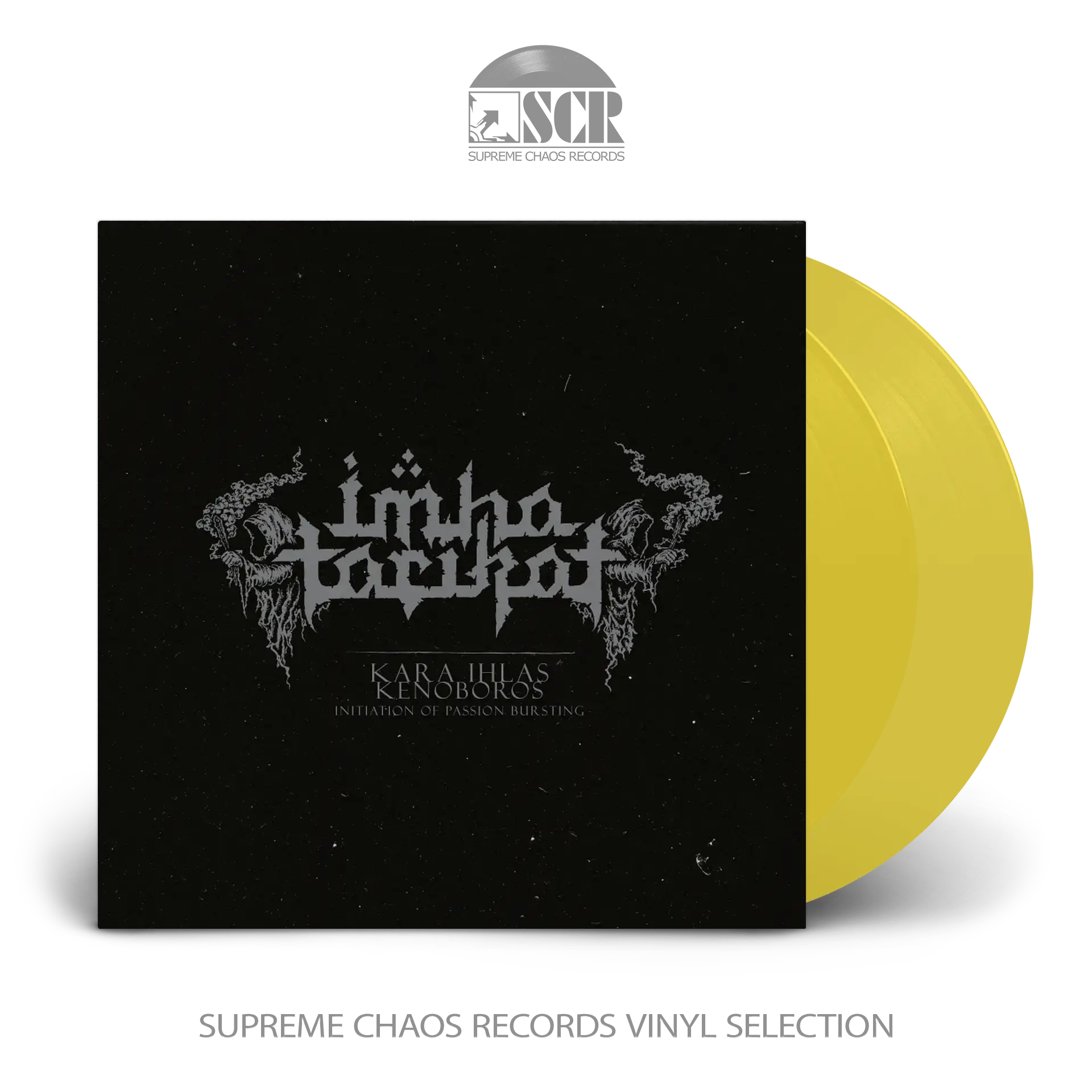 IMHA TARIKAT - Kara Ihlas / Kenoboros - Initiation of Passion Bursting · YELLOW 2LP IMHA TARIKAT - Kara Ihlas / Kenoboros - Initiation of Passion Bursting · YELLOW 2LP (Black Metal Vinyl)