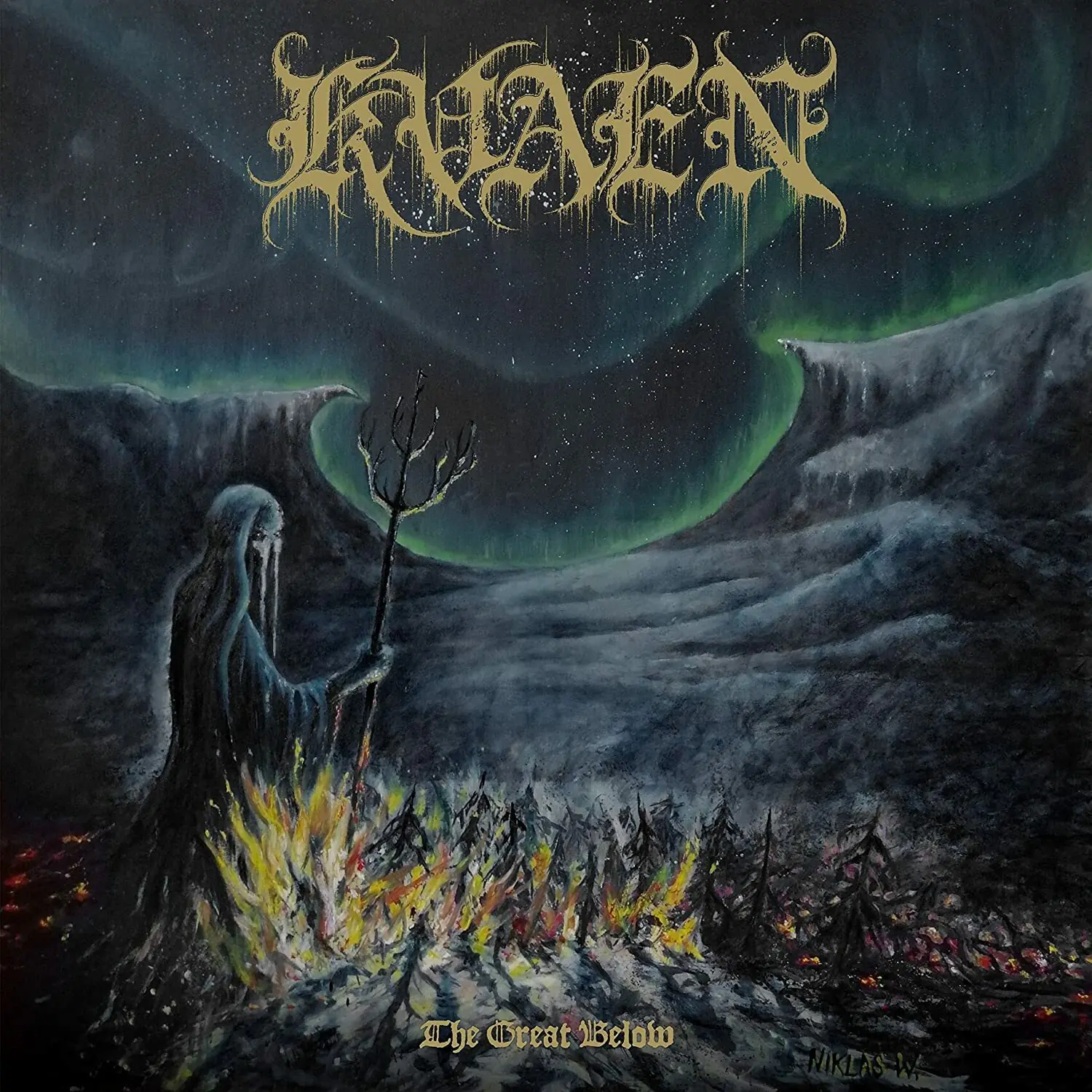 KVAEN - The Great Below · BLACK LP · Picture 1 KVAEN - The Great Below · BLACK LP (Black Metal Vinyl) · Picture 1