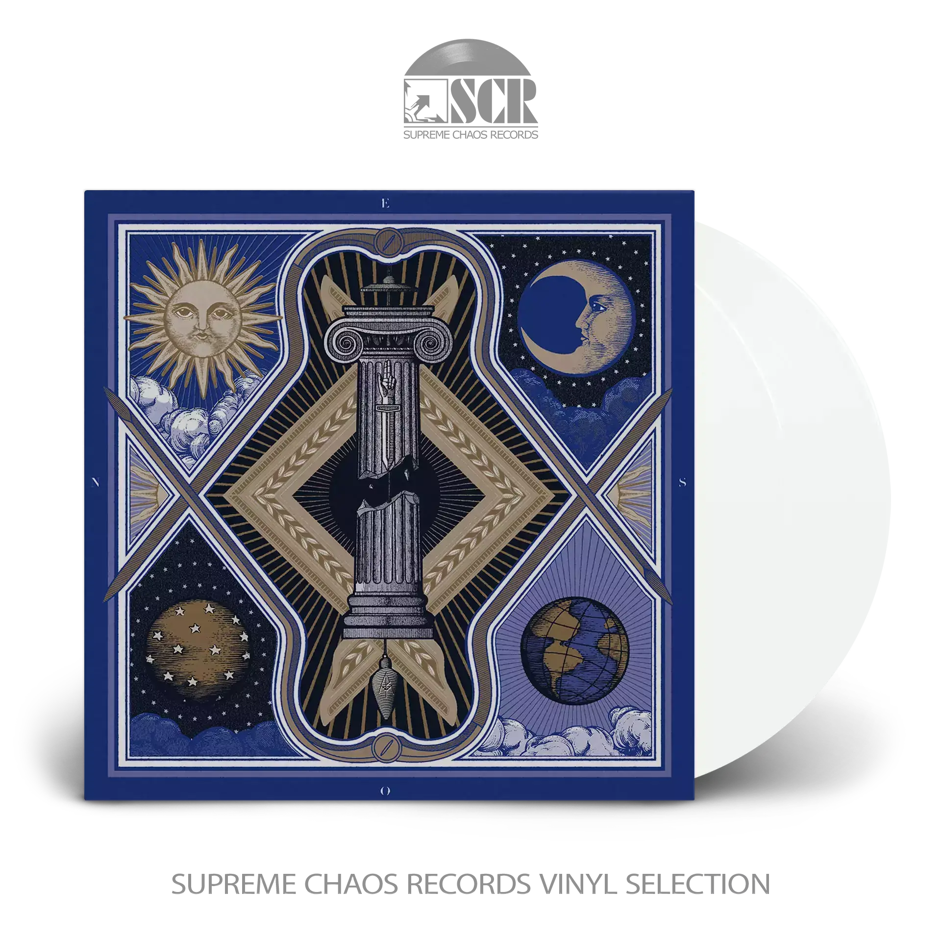 DÉLUGE - Ægo Templo · WHITE 2LP (Black Metal Vinyl)