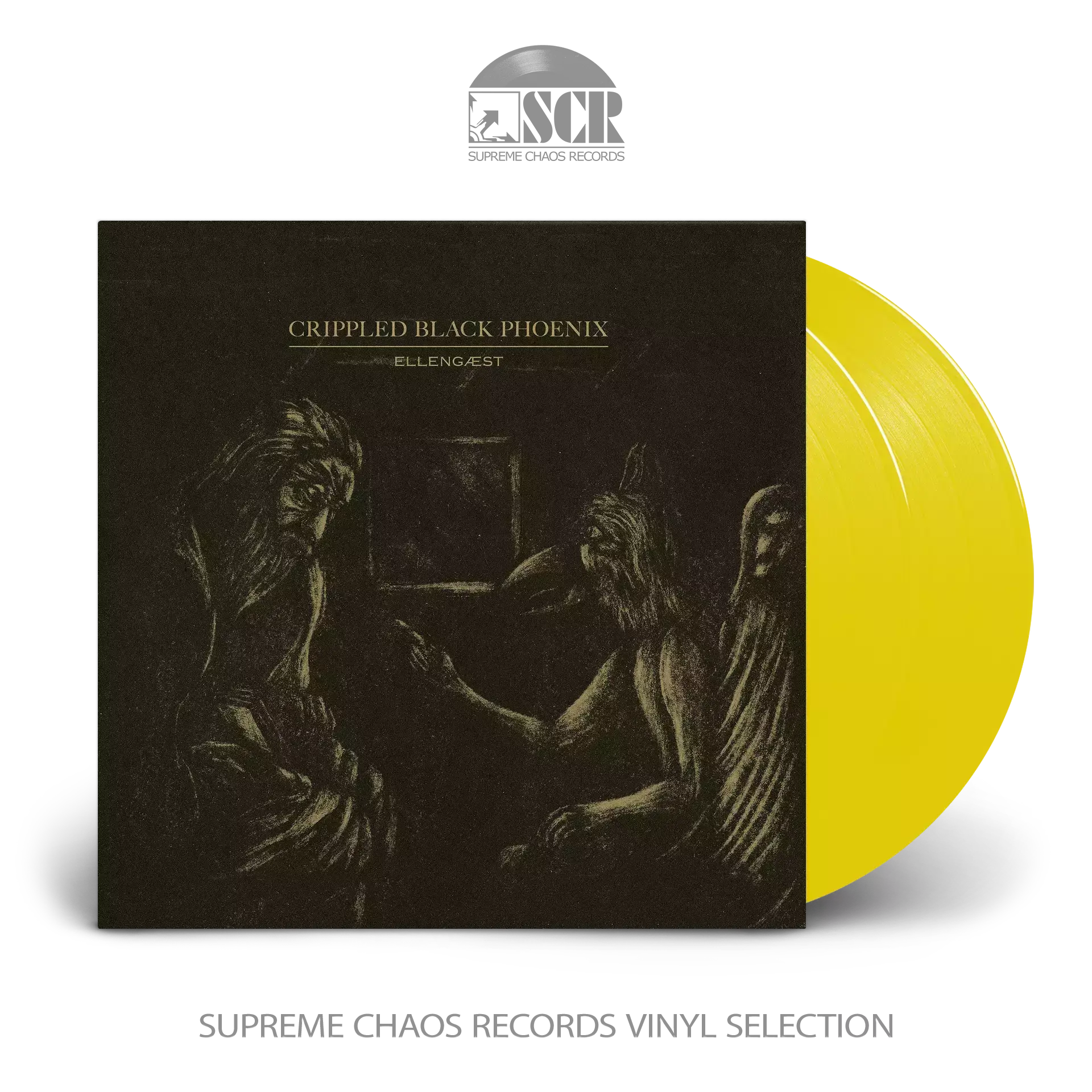 CRIPPLED BLACK PHOENIX - Ellengæst · YELLOW 2LP CRIPPLED BLACK PHOENIX - Ellengæst · YELLOW 2LP (Progressive Metal Vinyl)