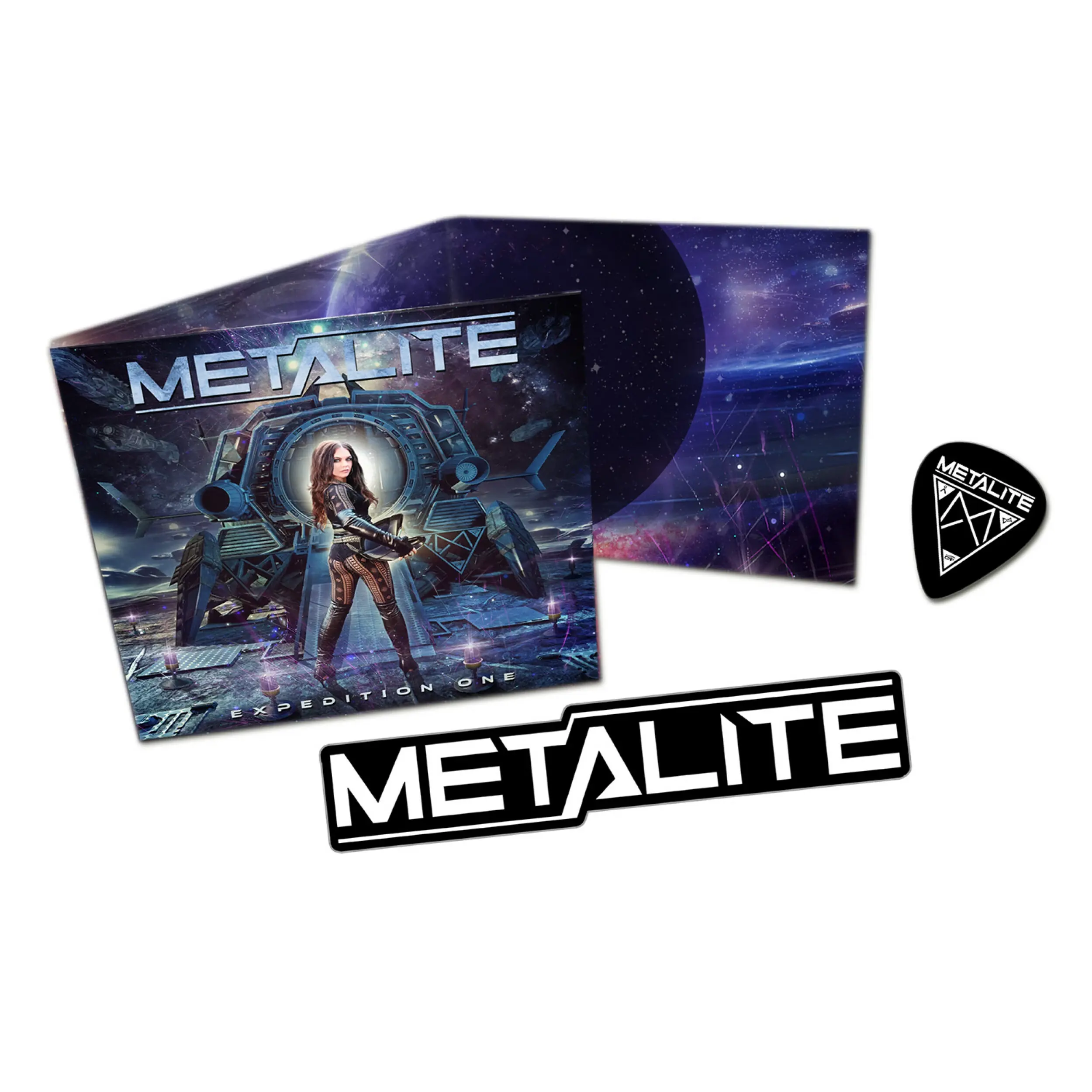 METALITE · Expedition One (incl. Patch & Pick) | DIGIPAK CD METALITE · Expedition One (incl. Patch & Pick) | DIGIPAK CD (Symphonic Metal CDs)