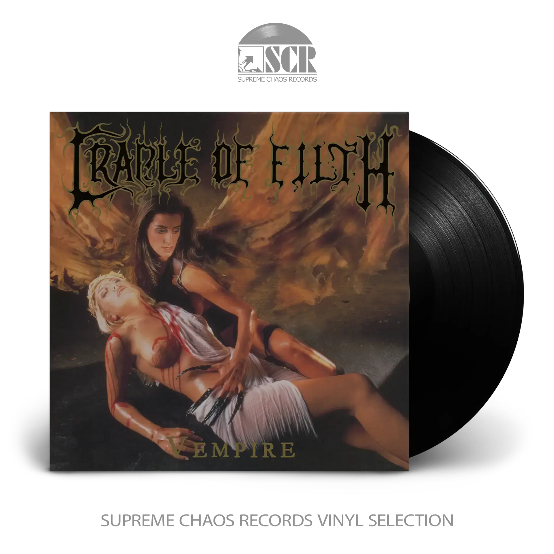 CRADLE OF FILTH · Vempire, Or Dark Faerytales In Phallustein | BLACK LP CRADLE OF FILTH · Vempire, Or Dark Faerytales In Phallustein | BLACK LP (Gothic Metal/Black Metal Vinyl)