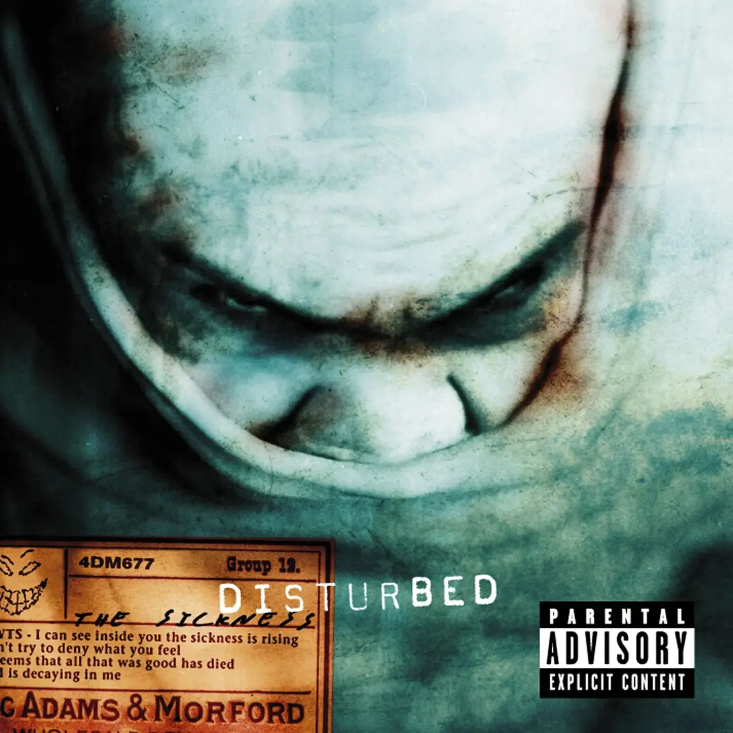 DISTURBED · The Sickness (25th Anniversary Edition) | GREEN LP (Hardrock/Heavy Metal/New Metal Vinyl) · Picture 1