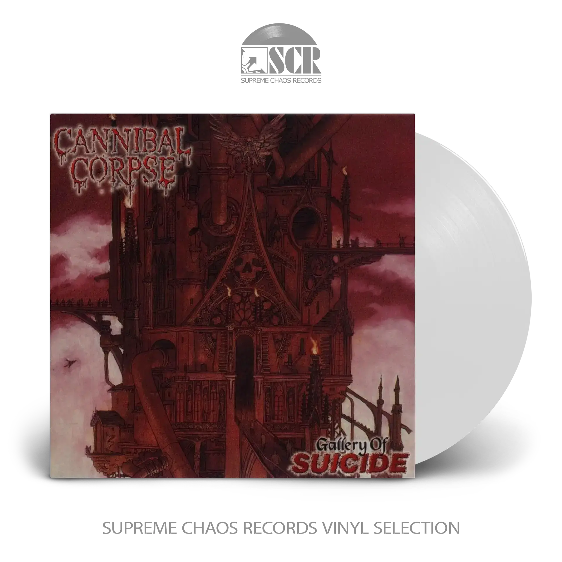 CANNIBAL CORPSE - Gallery Of Suicide · WHITE LP CANNIBAL CORPSE - Gallery Of Suicide · WHITE LP (Death Metal Vinyl)